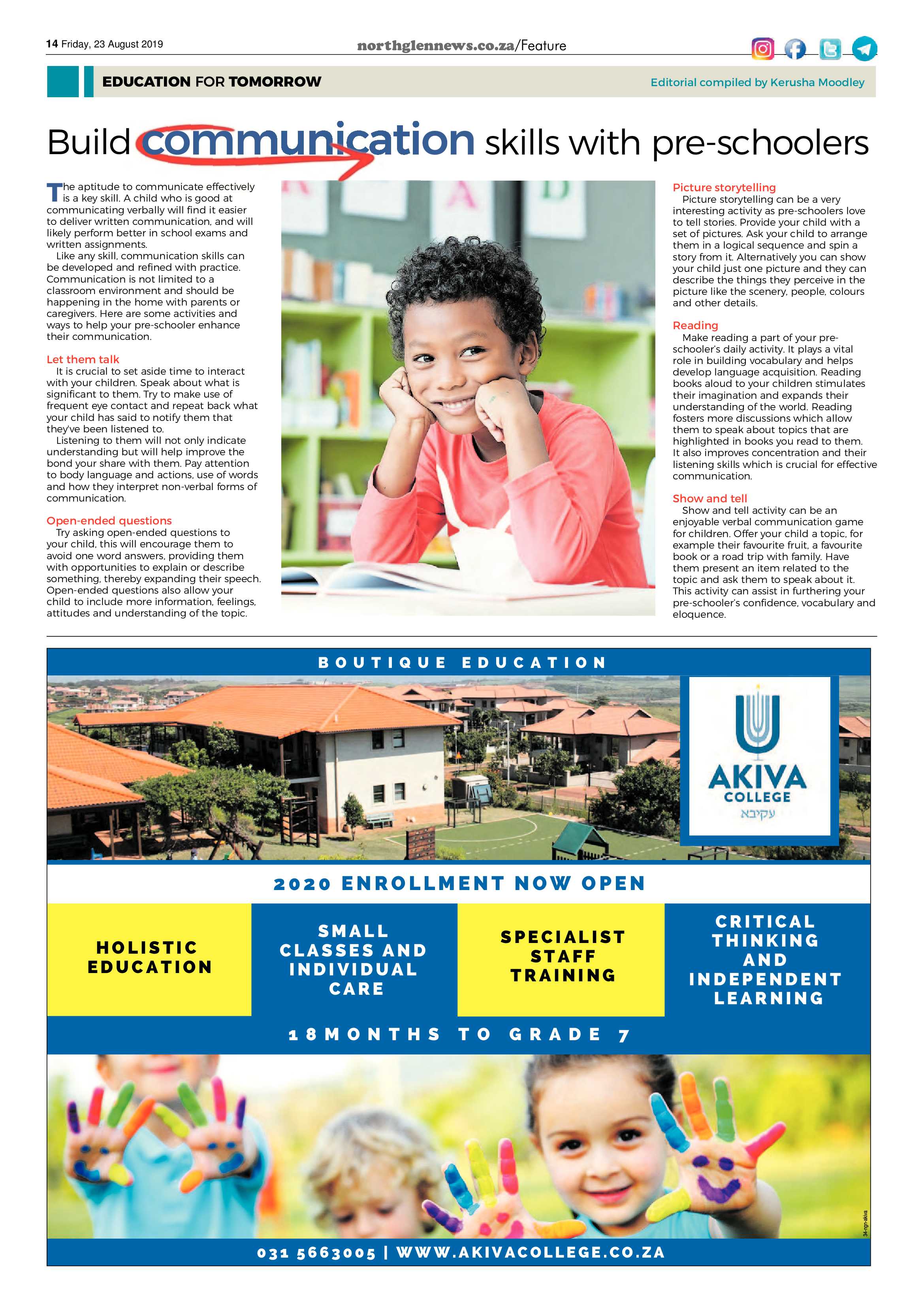 Northglen News 23 August 2019 page 14