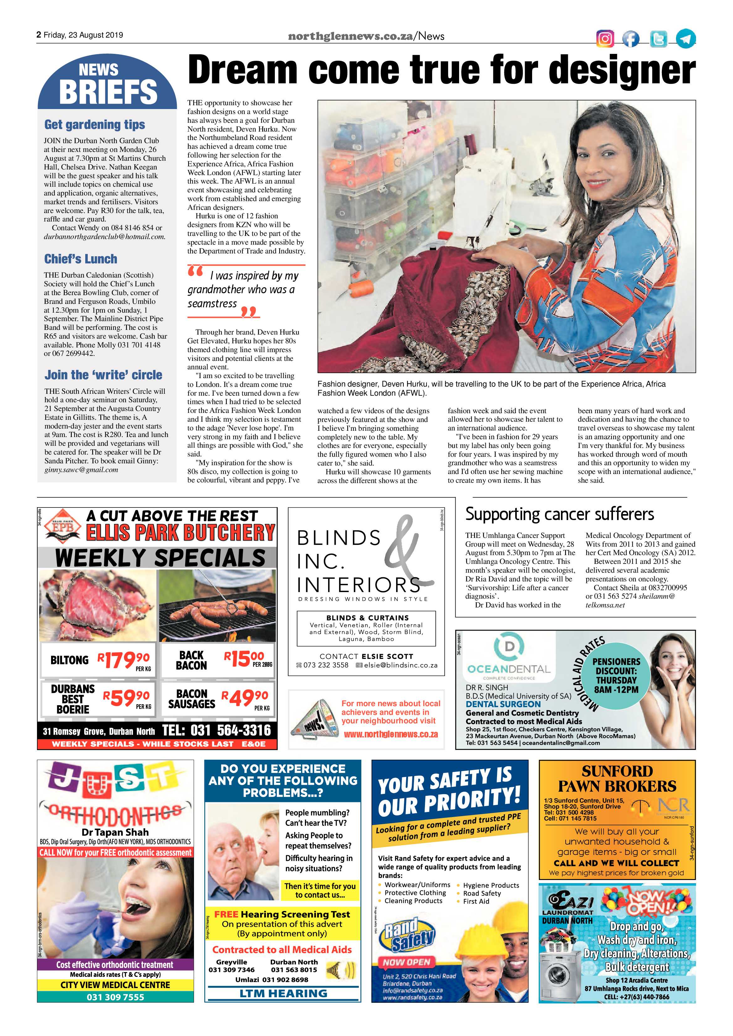 Northglen News 23 August 2019 page 2