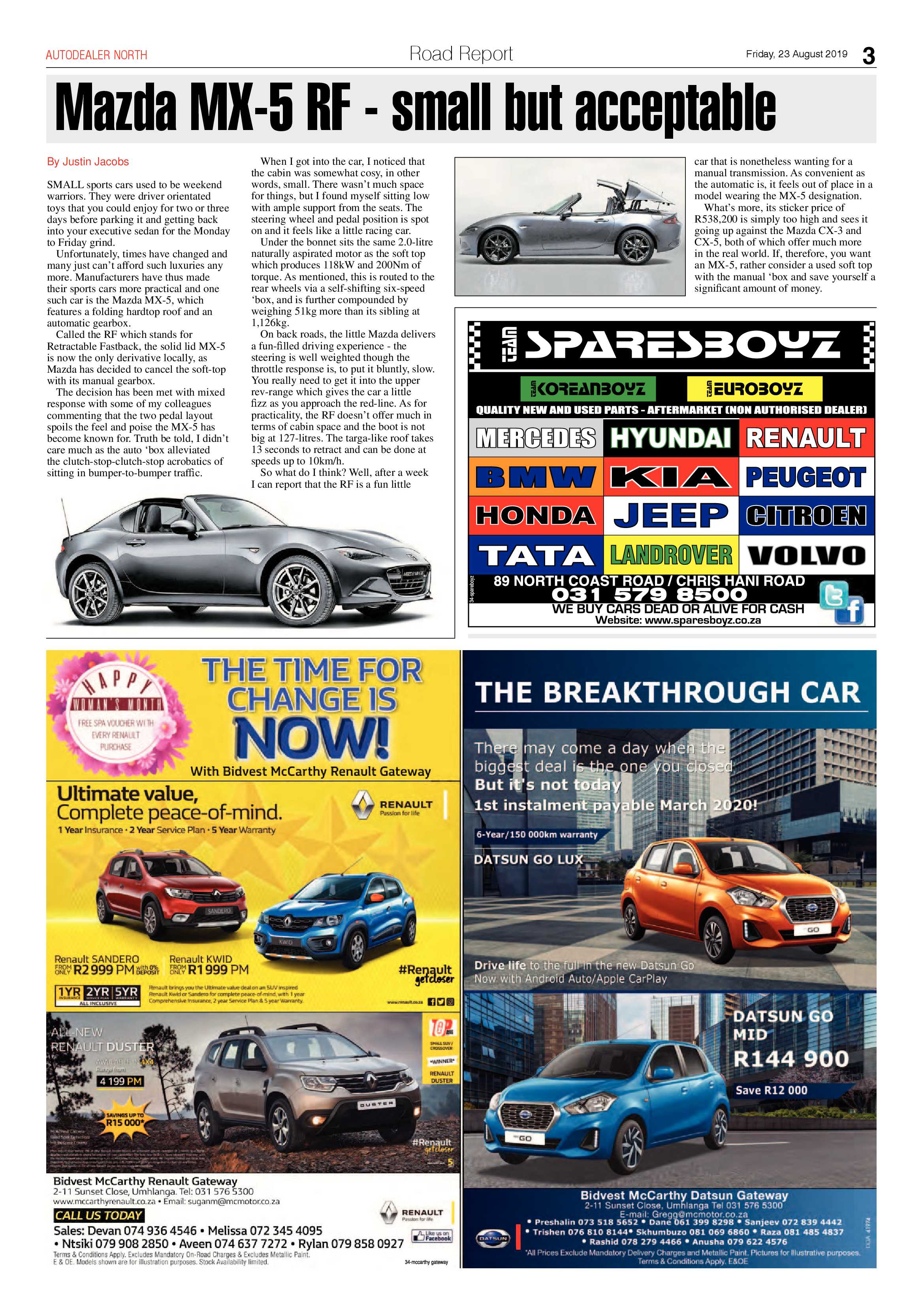 Northglen News 23 August 2019 page 23