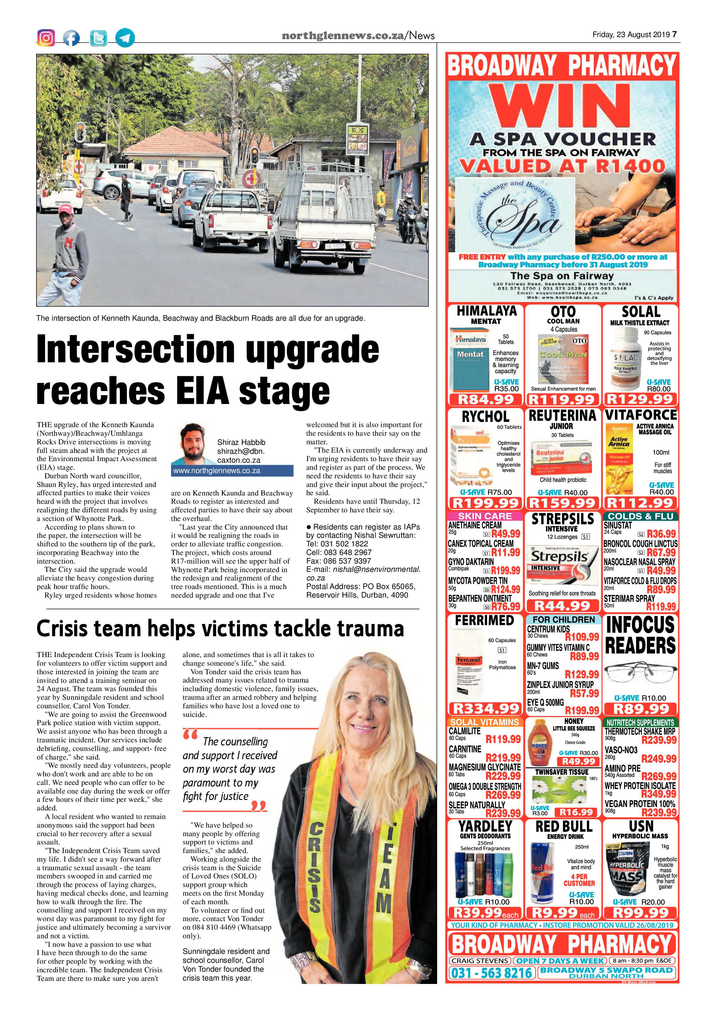 Northglen News 23 August 2019 page 7