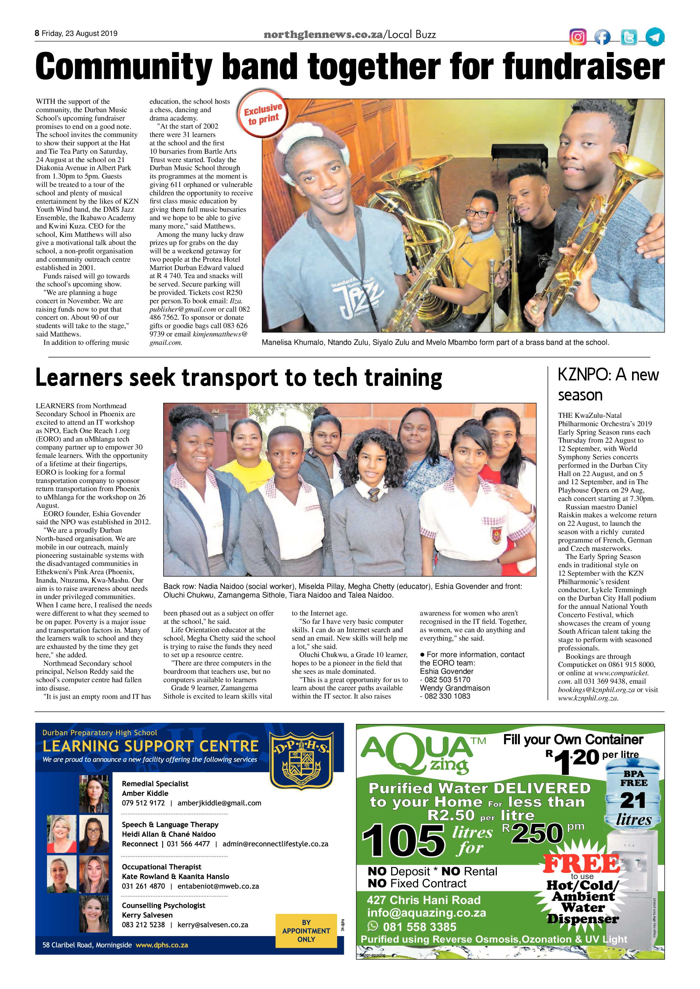 Northglen News 23 August 2019 page 8