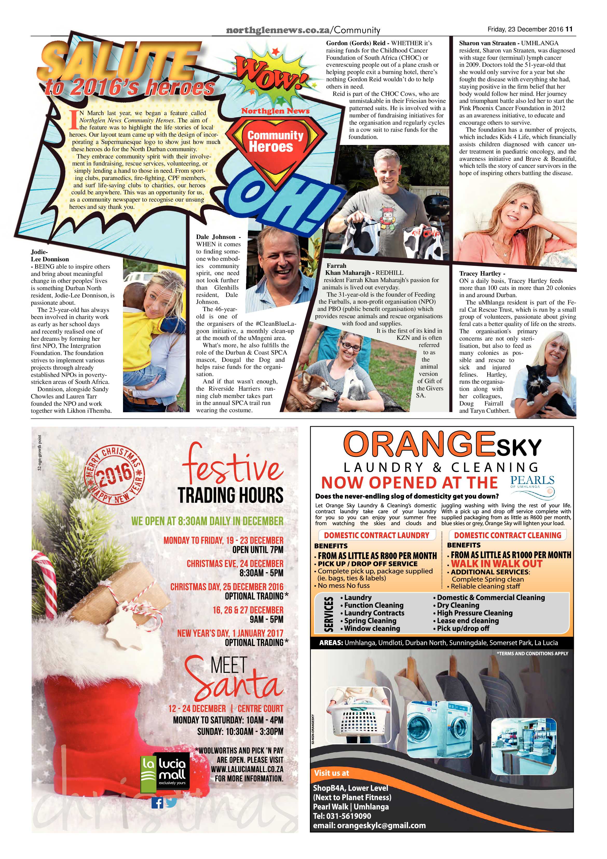 Northglen News 23 December 2016 page 11