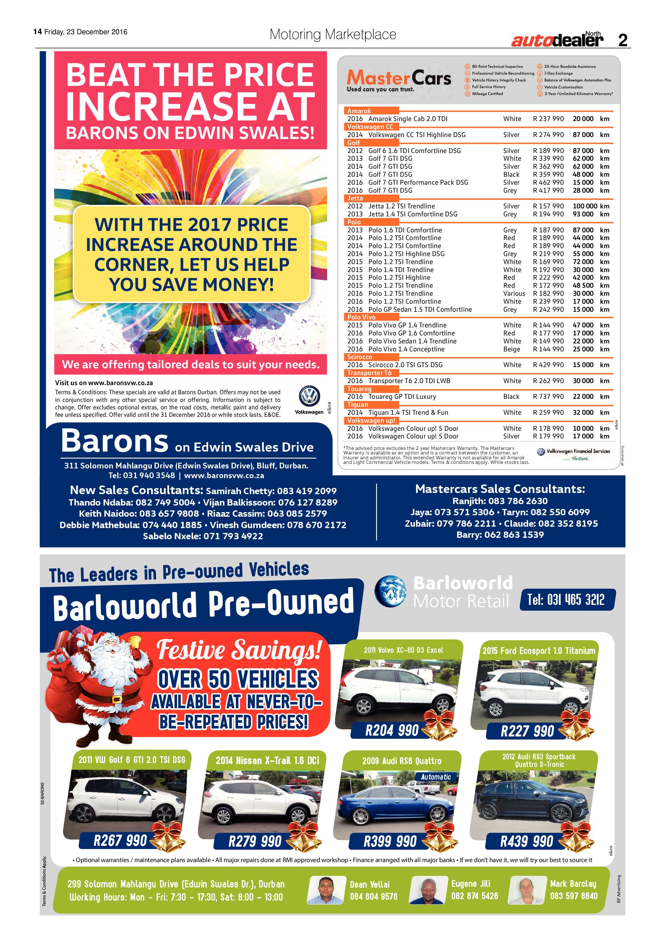 Northglen News 23 December 2016 page 14