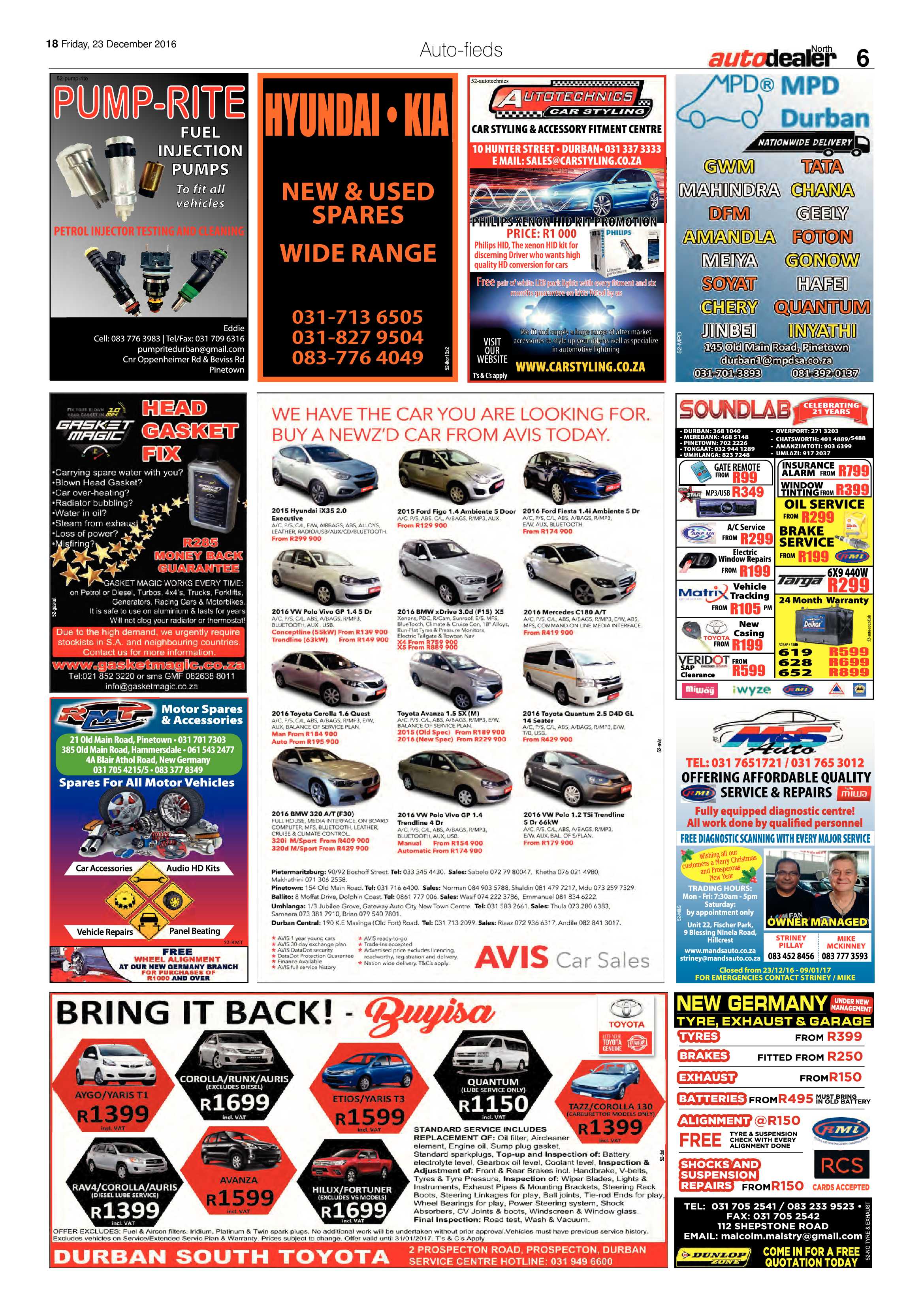Northglen News 23 December 2016 page 18