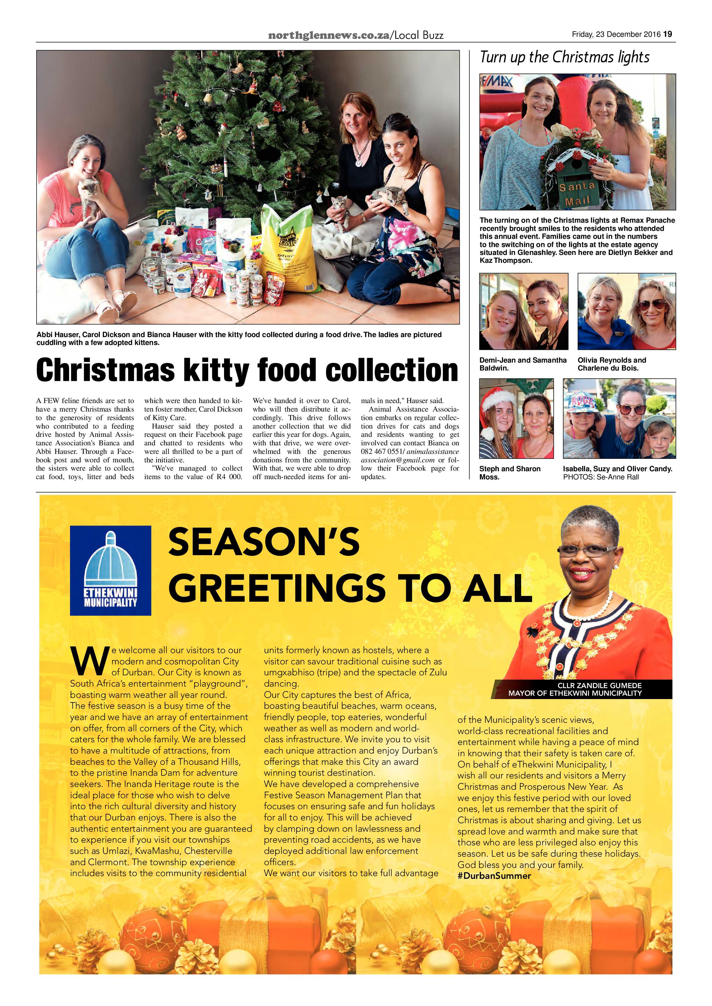 Northglen News 23 December 2016 page 19