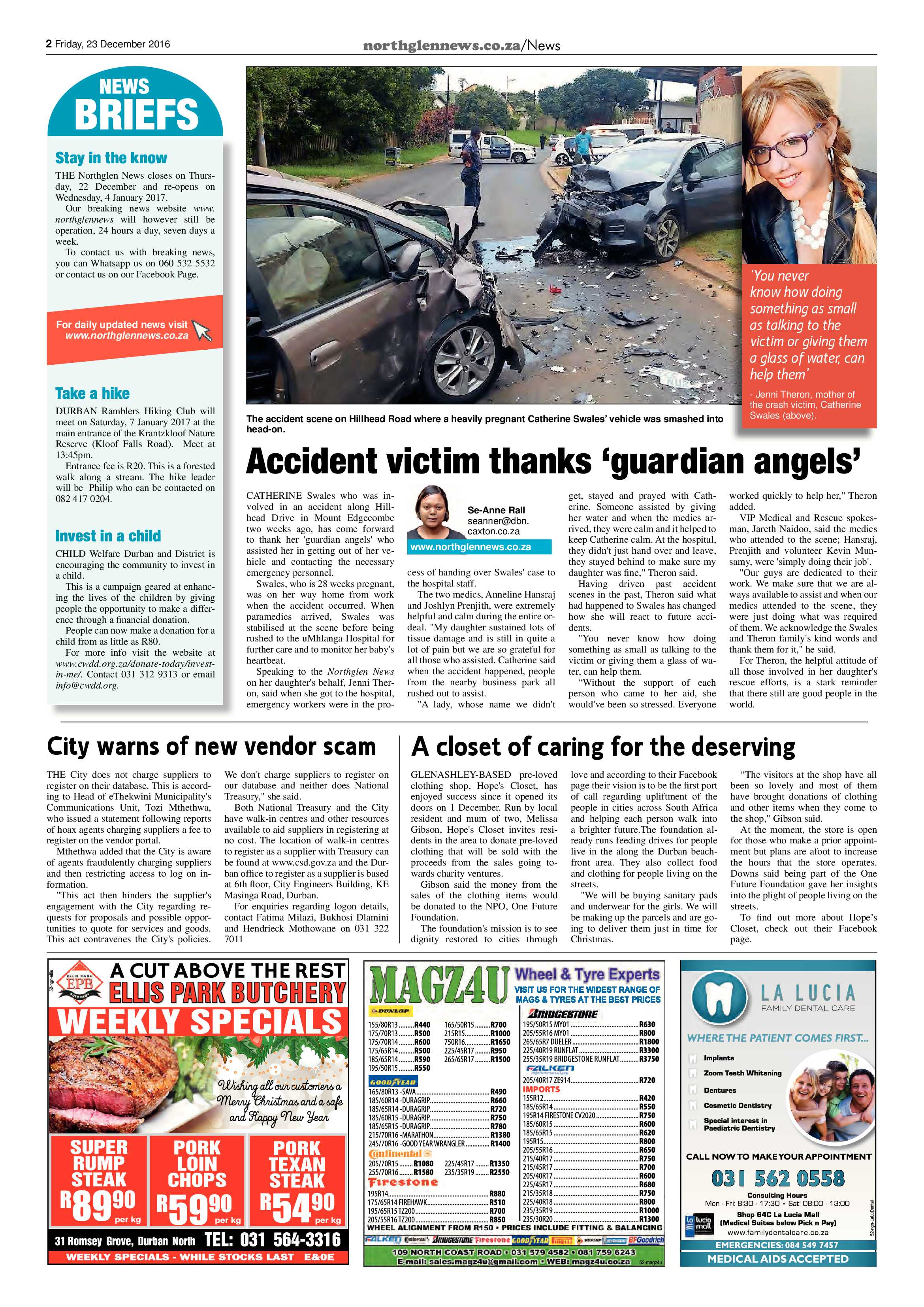 Northglen News 23 December 2016 page 2