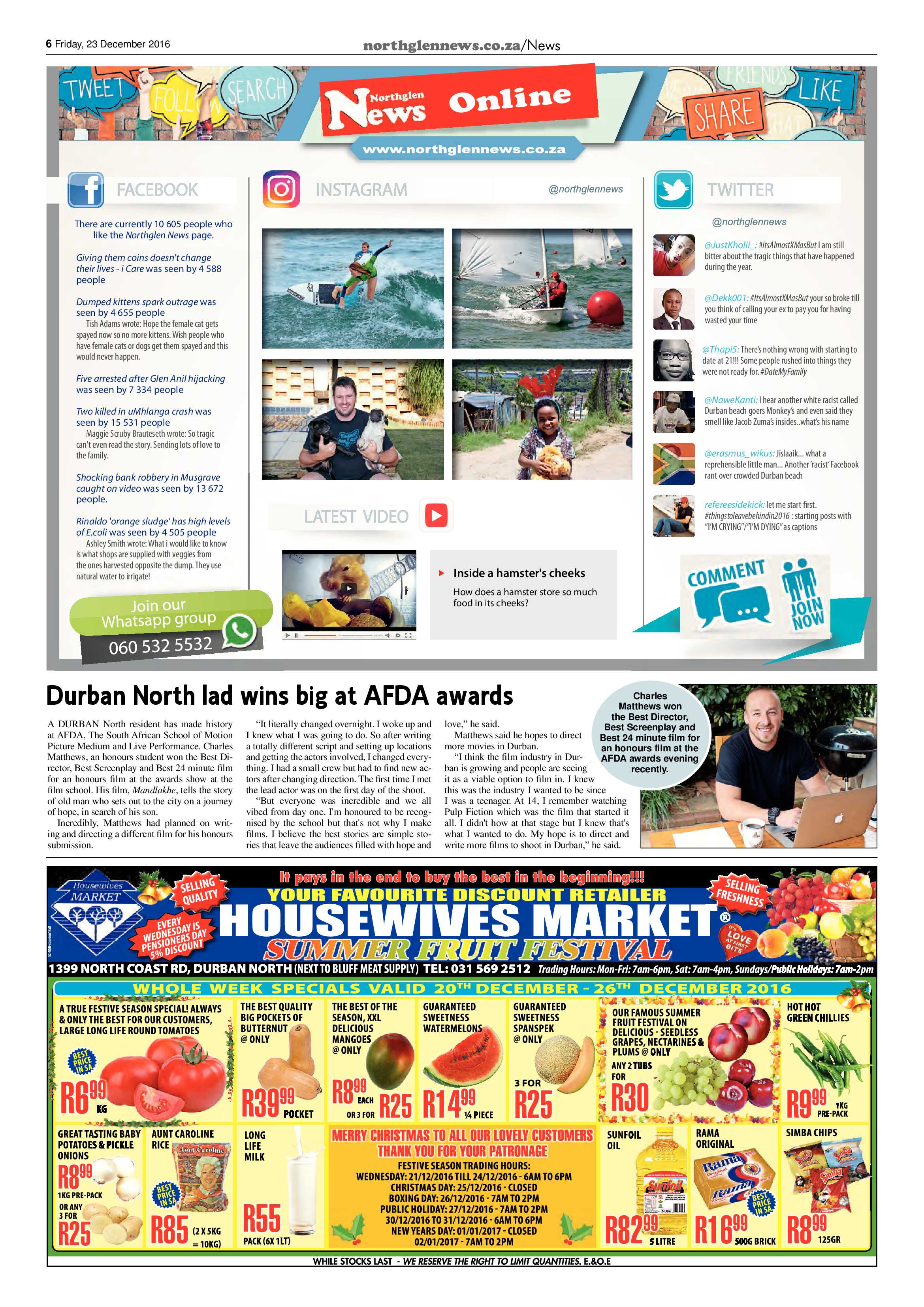 Northglen News 23 December 2016 page 6