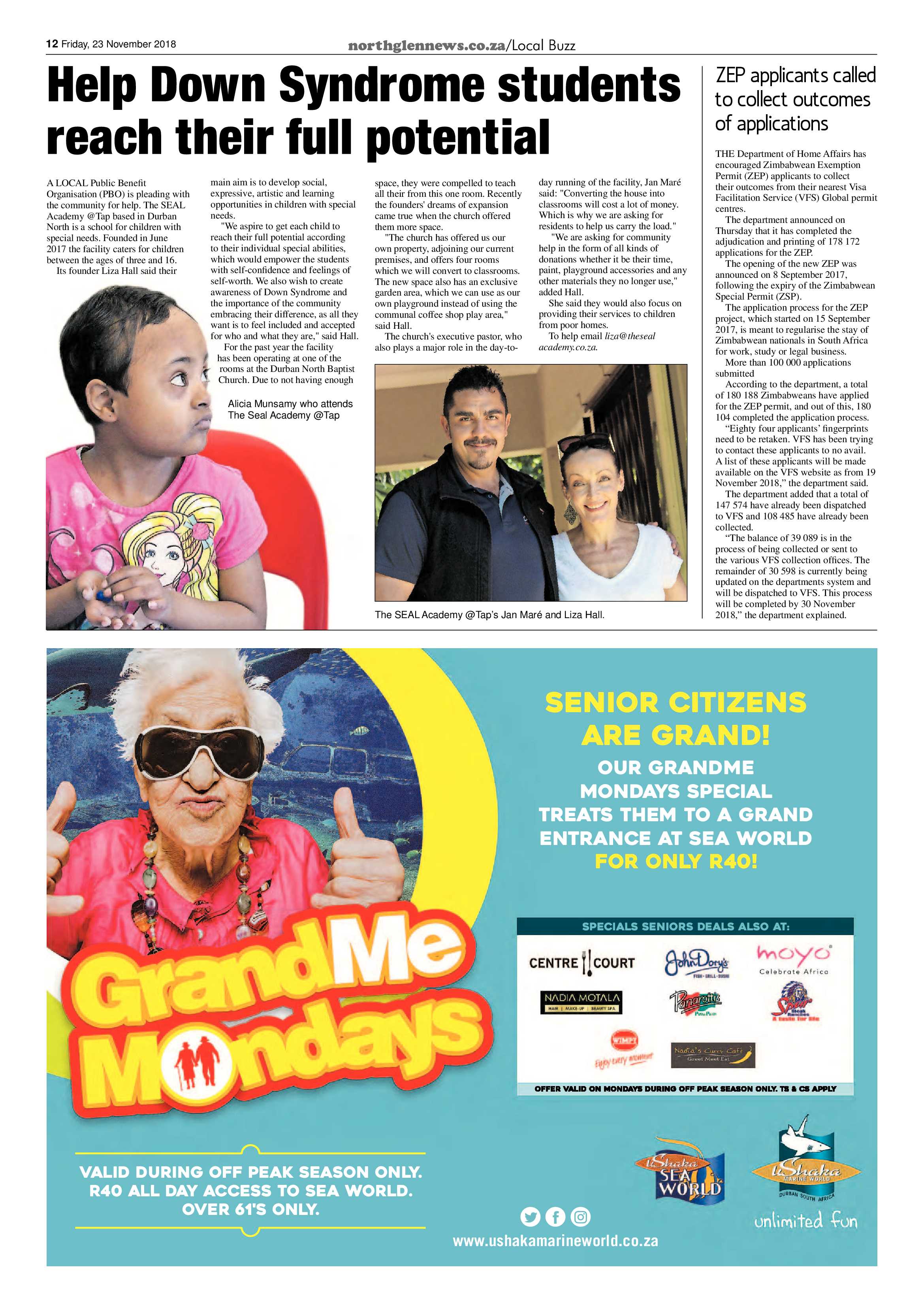 Northglen News 23 November 2018 page 12