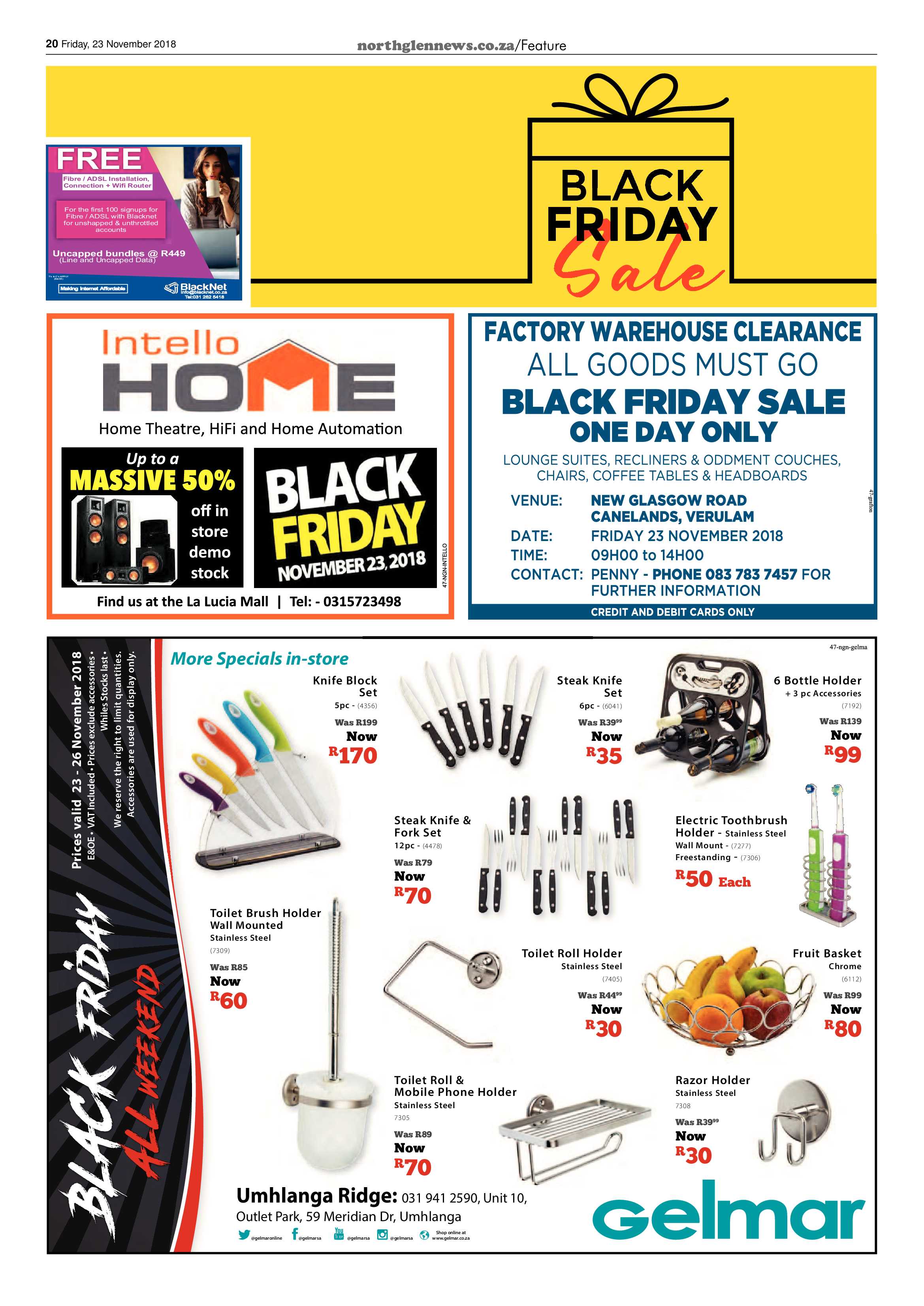 Northglen News 23 November 2018 page 20
