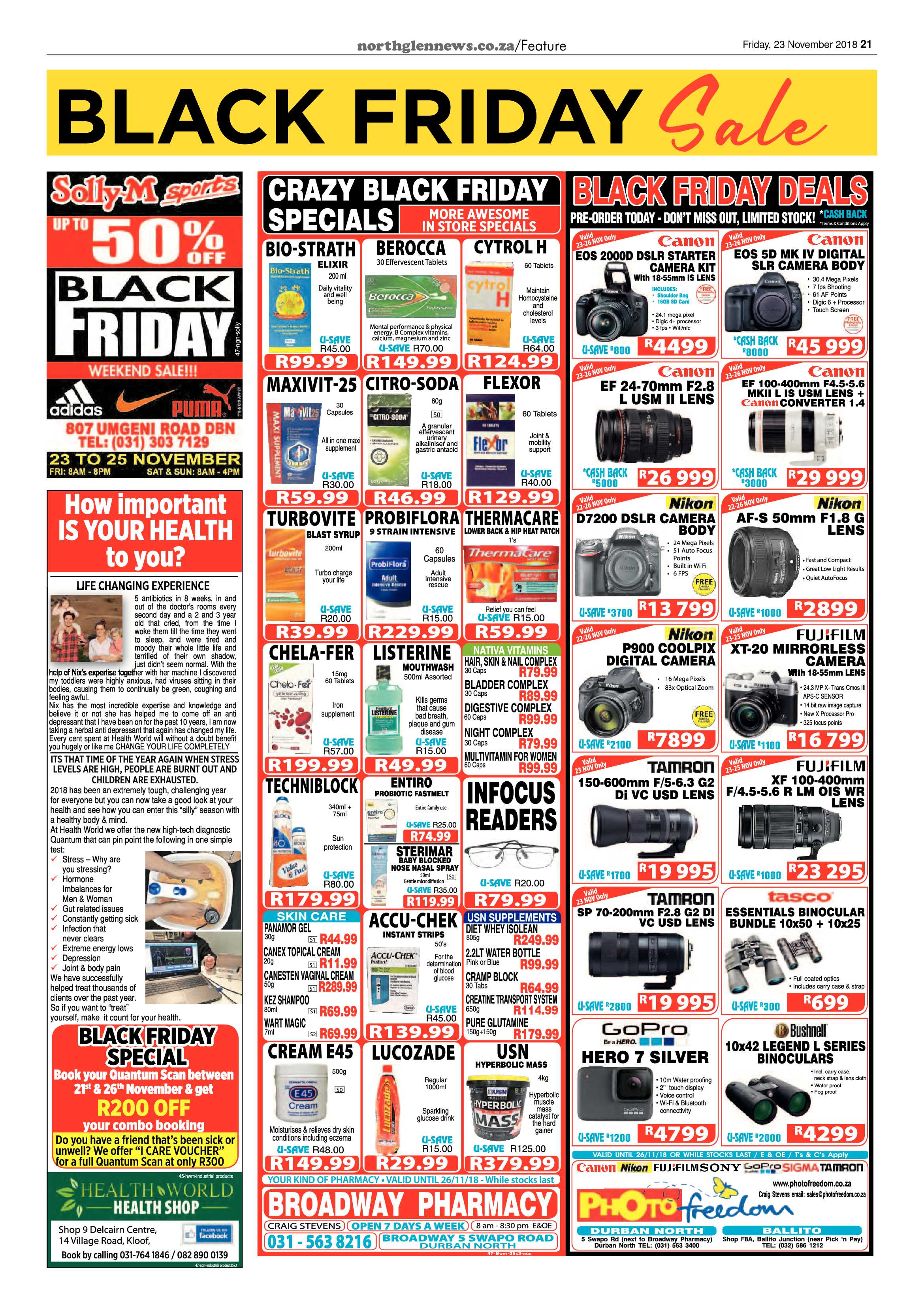 Northglen News 23 November 2018 page 21