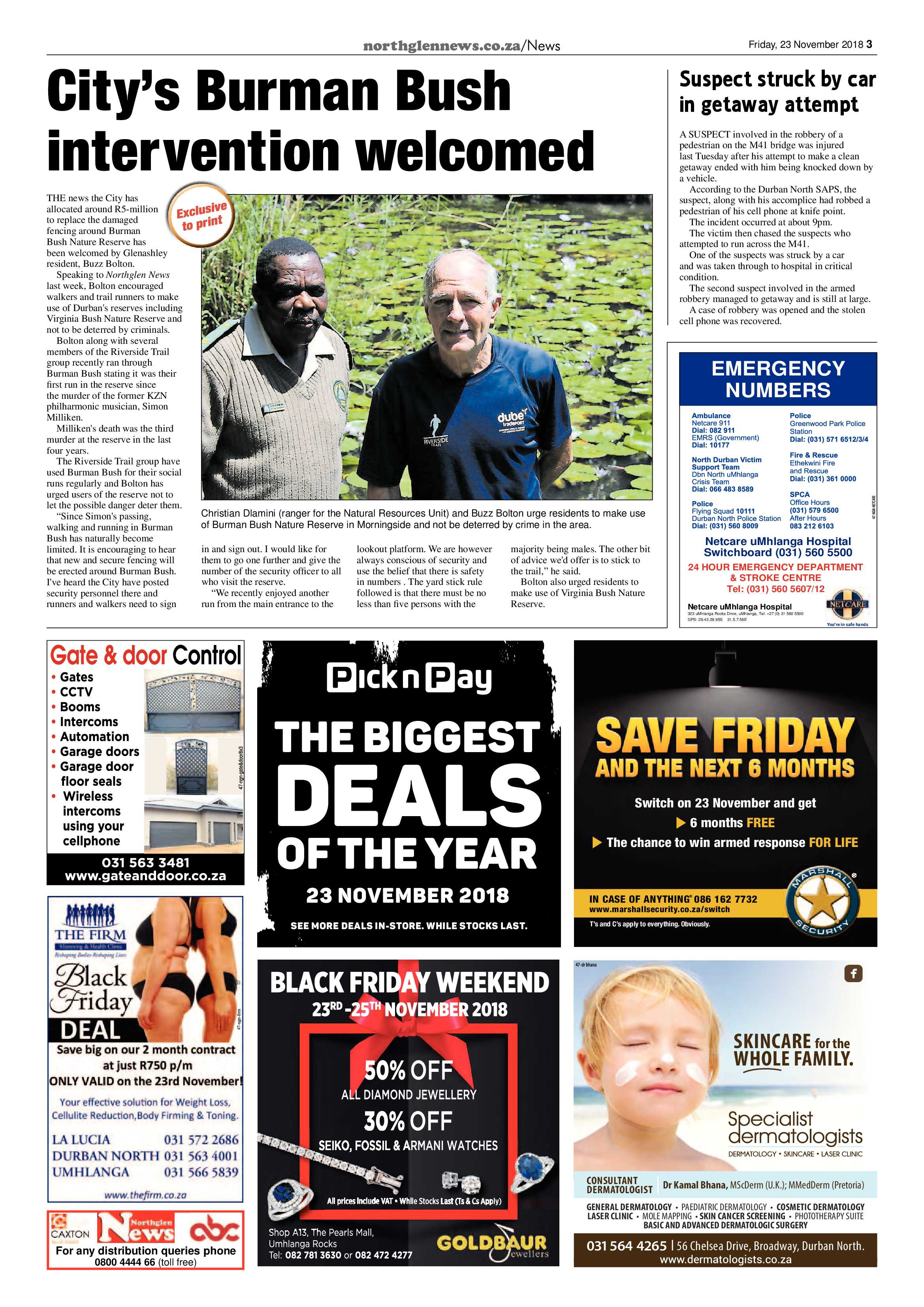 Northglen News 23 November 2018 page 3