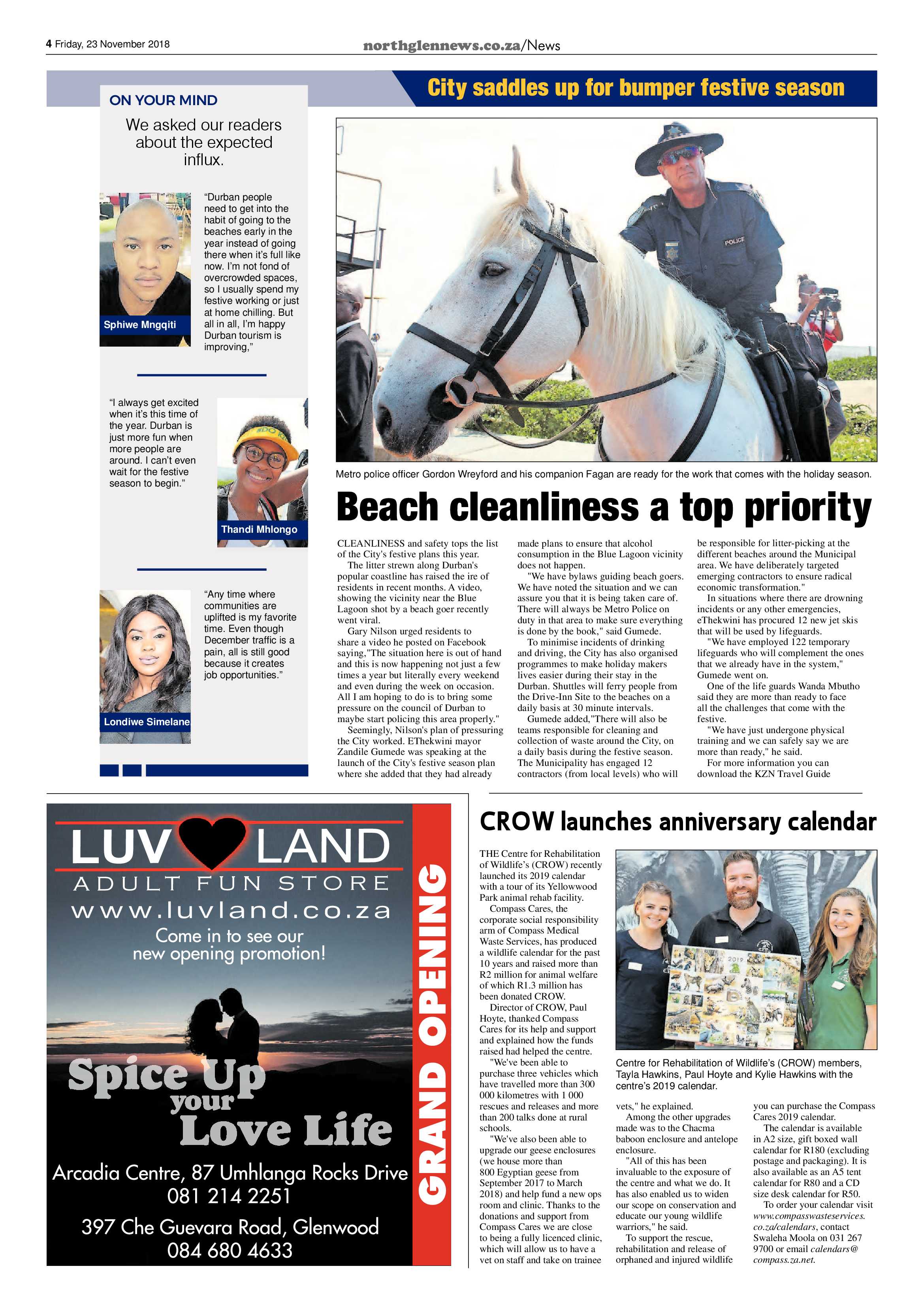 Northglen News 23 November 2018 page 4