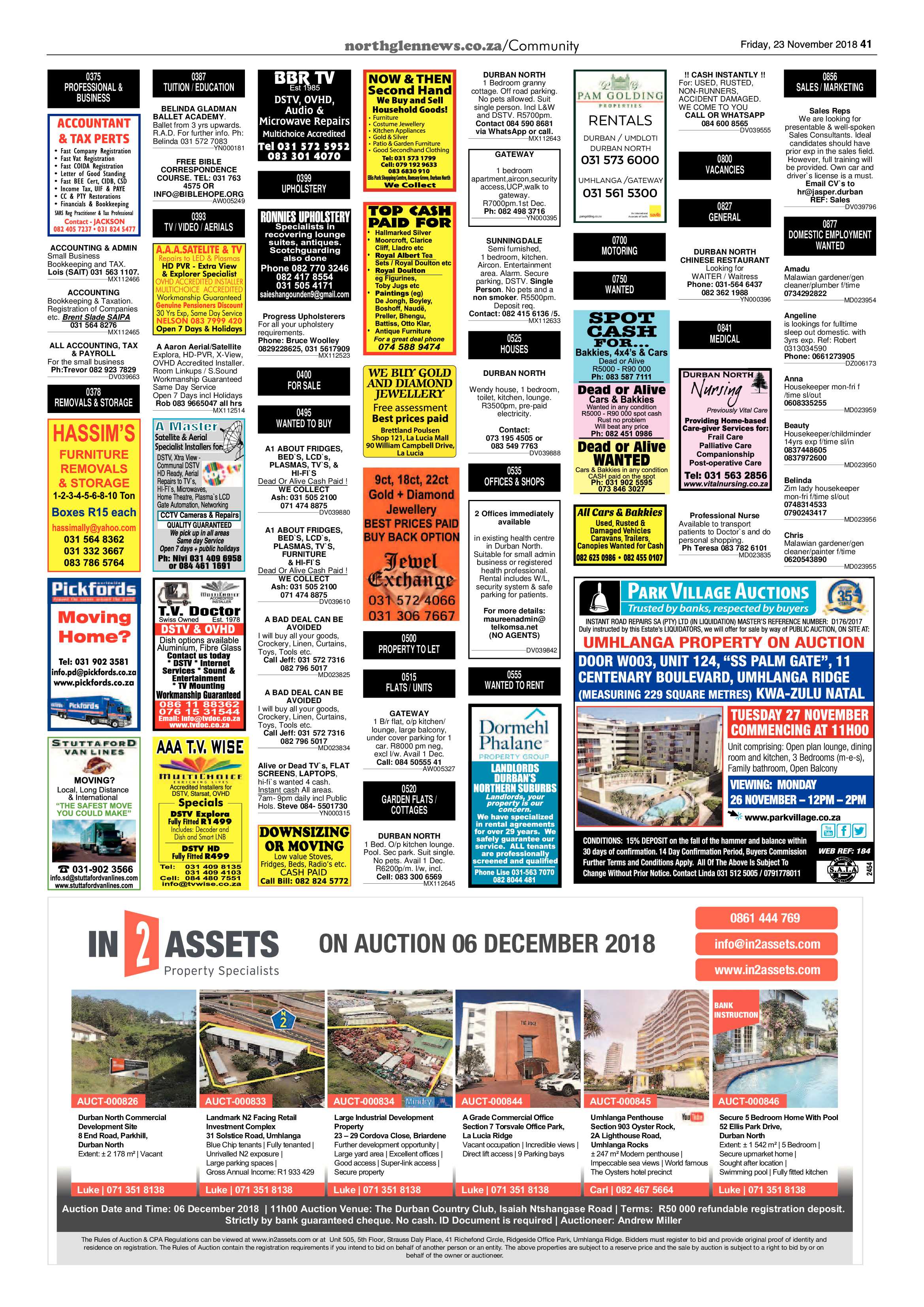 Northglen News 23 November 2018 page 41
