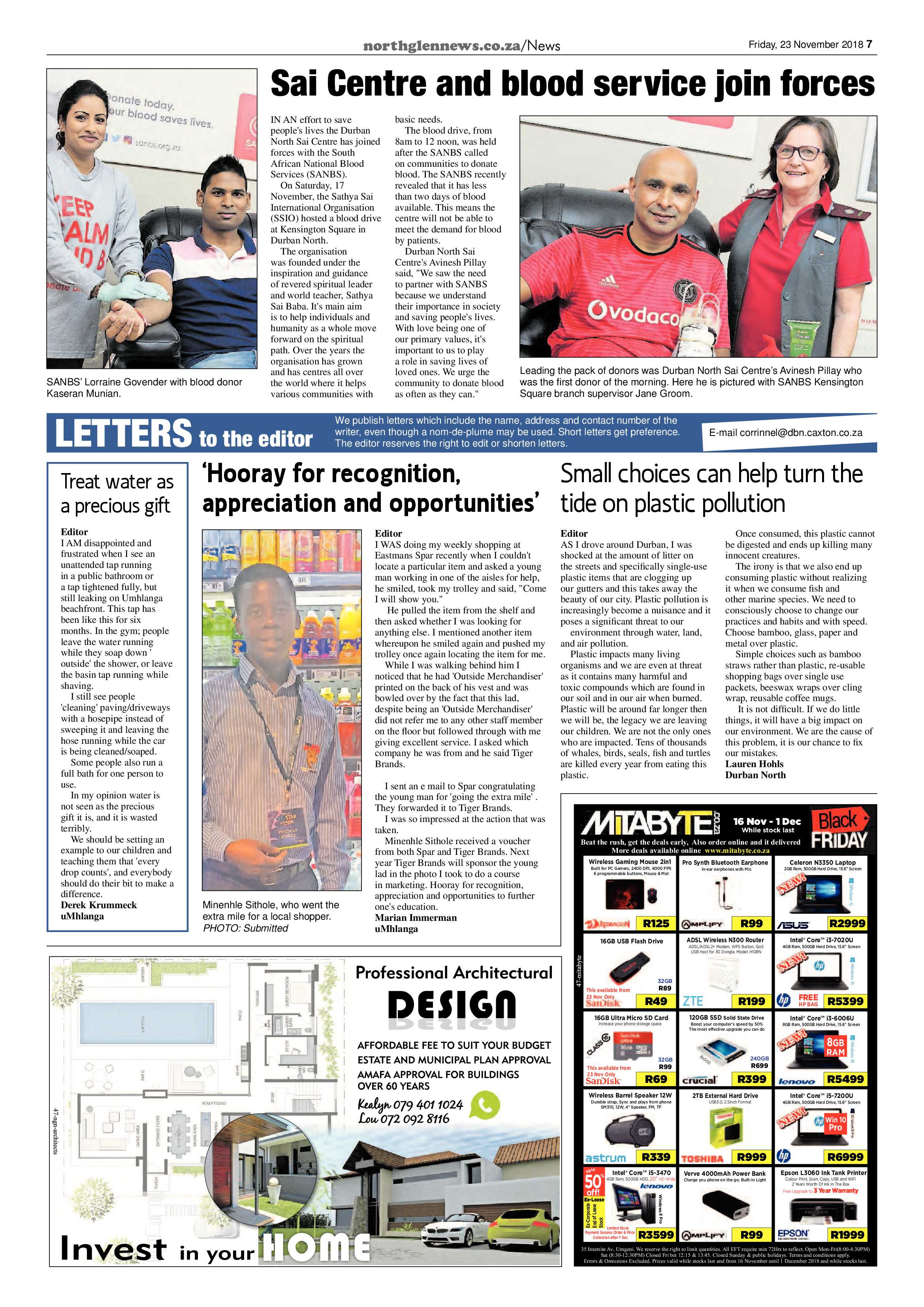 Northglen News 23 November 2018 page 7