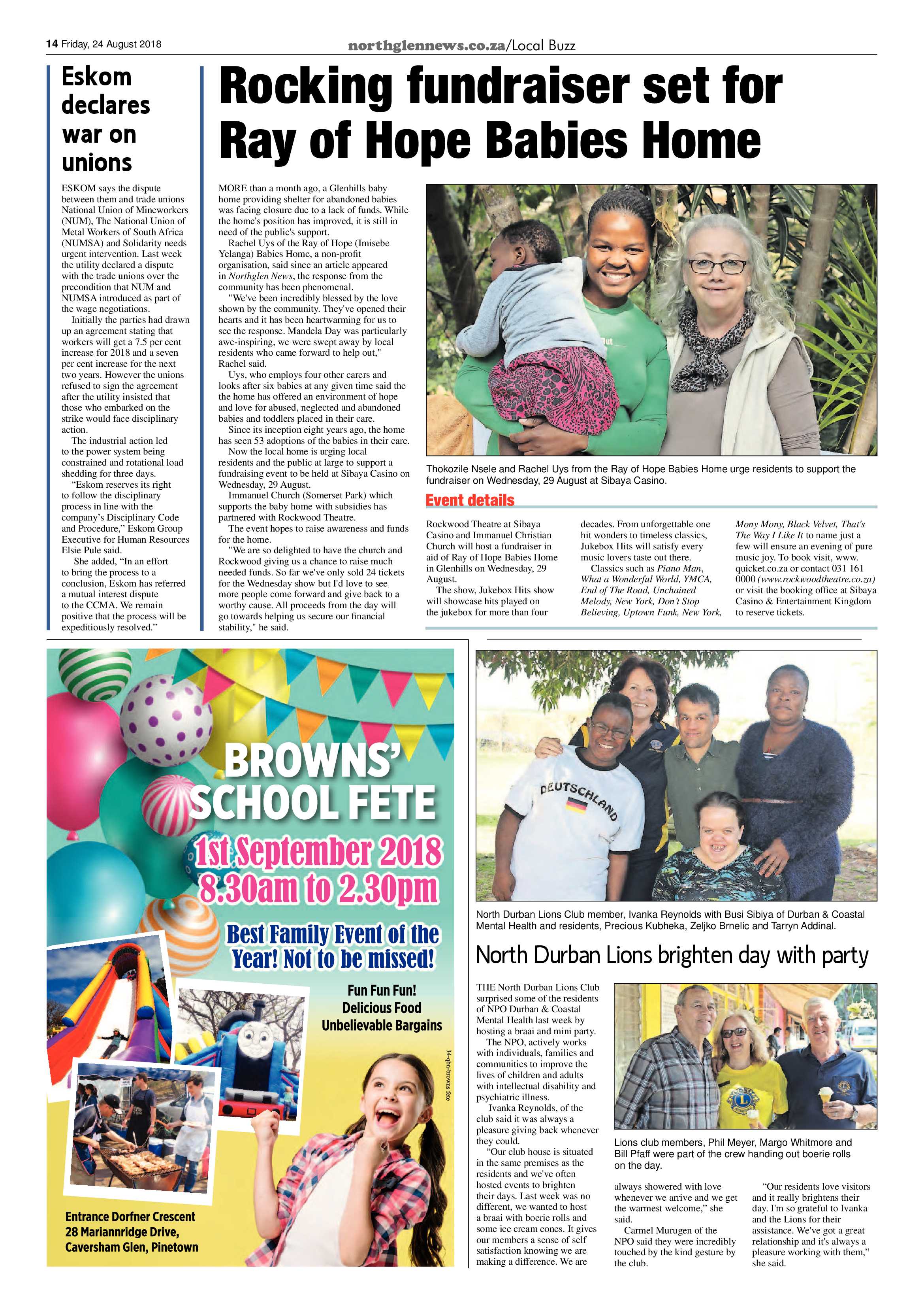 Northglen News 24 August 2018 page 14