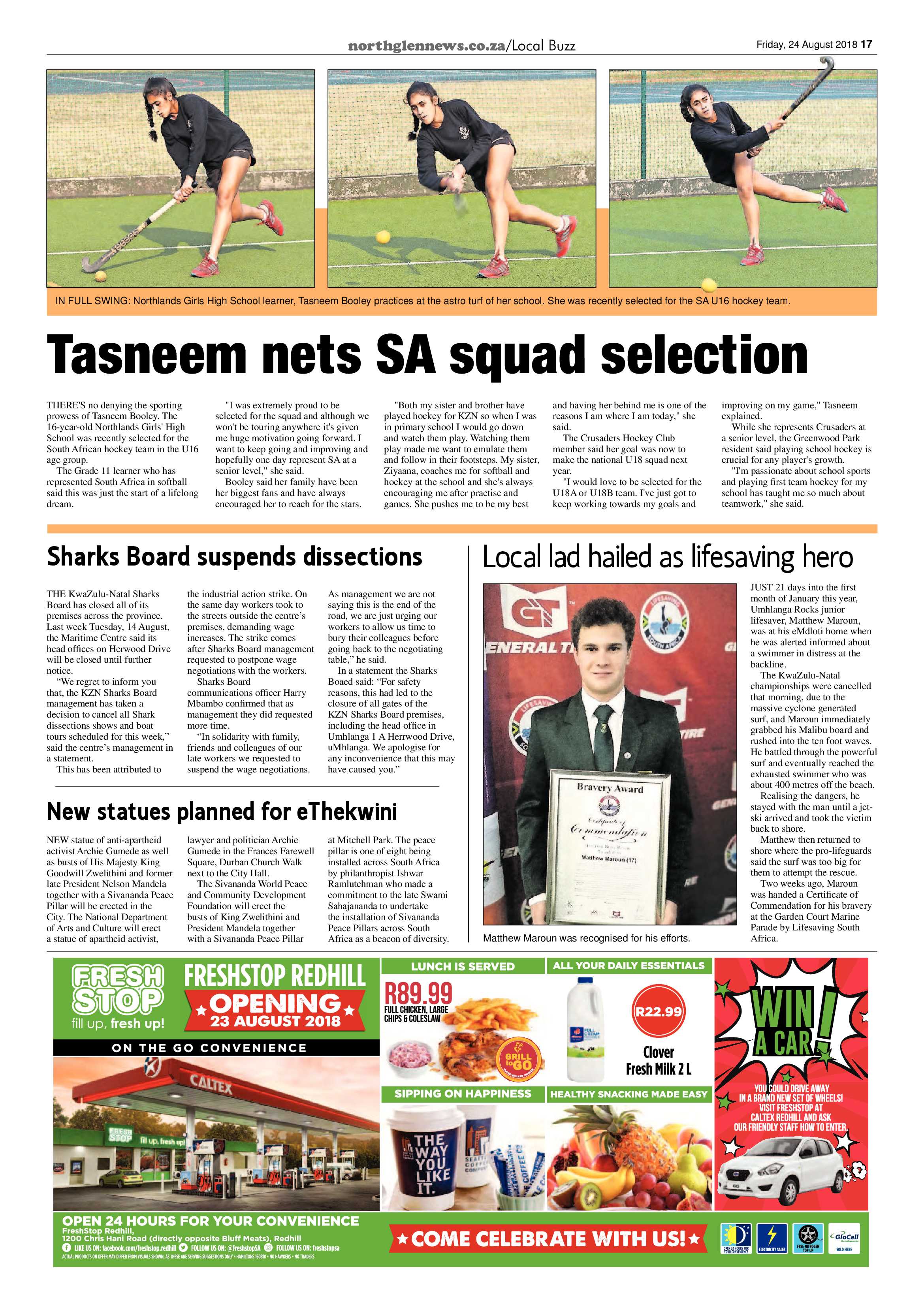 Northglen News 24 August 2018 page 17