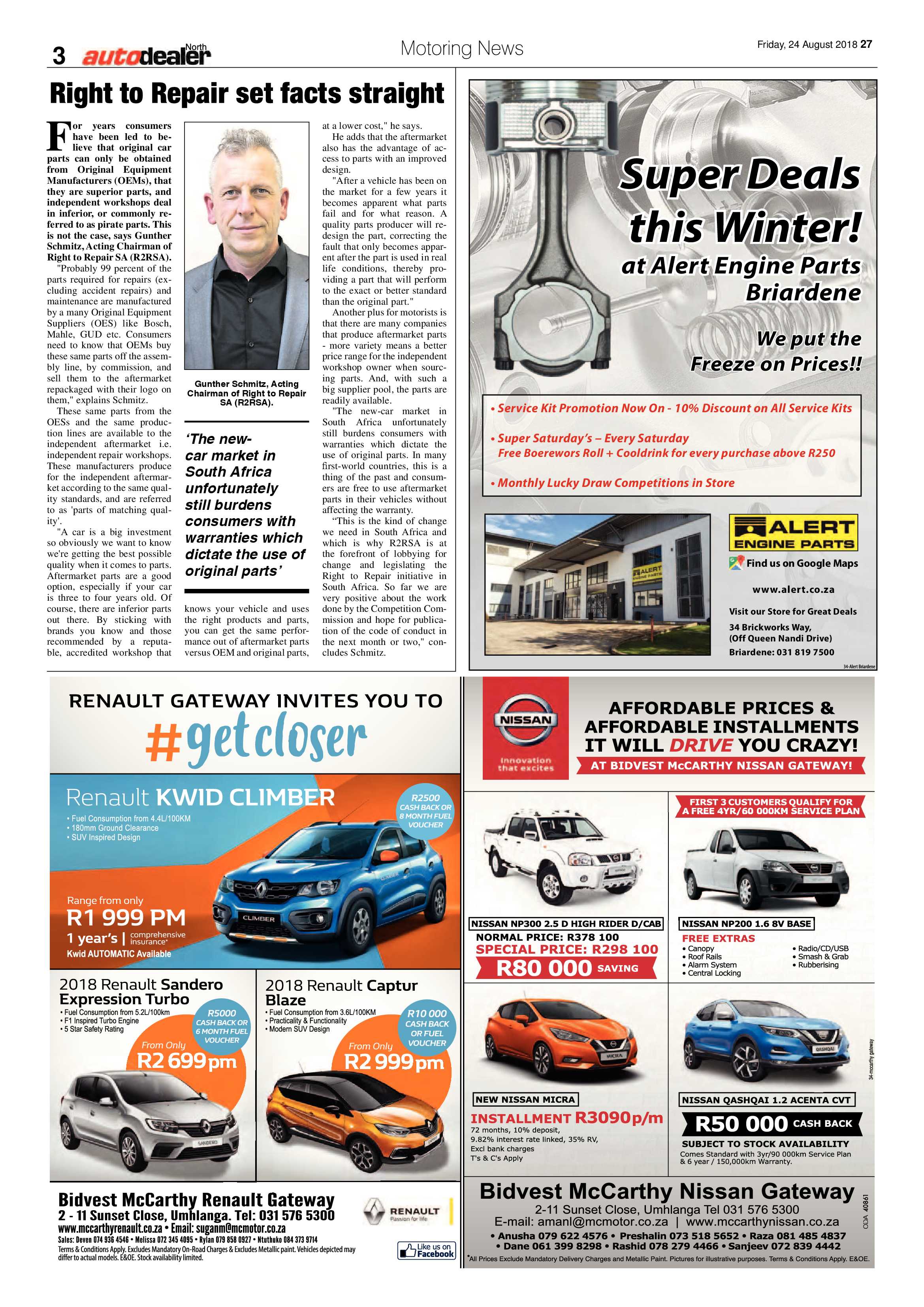 Northglen News 24 August 2018 page 27