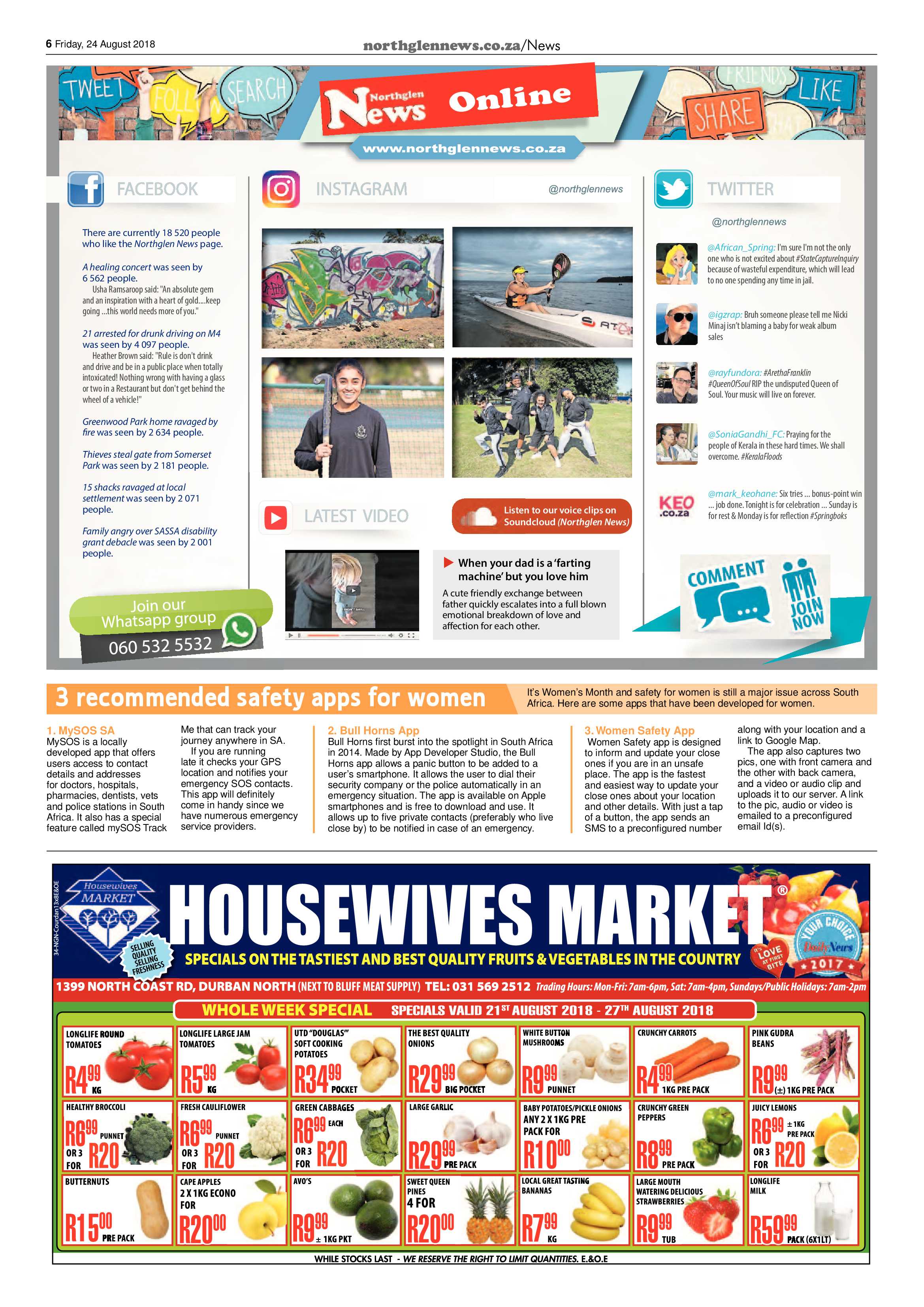 Northglen News 24 August 2018 page 6