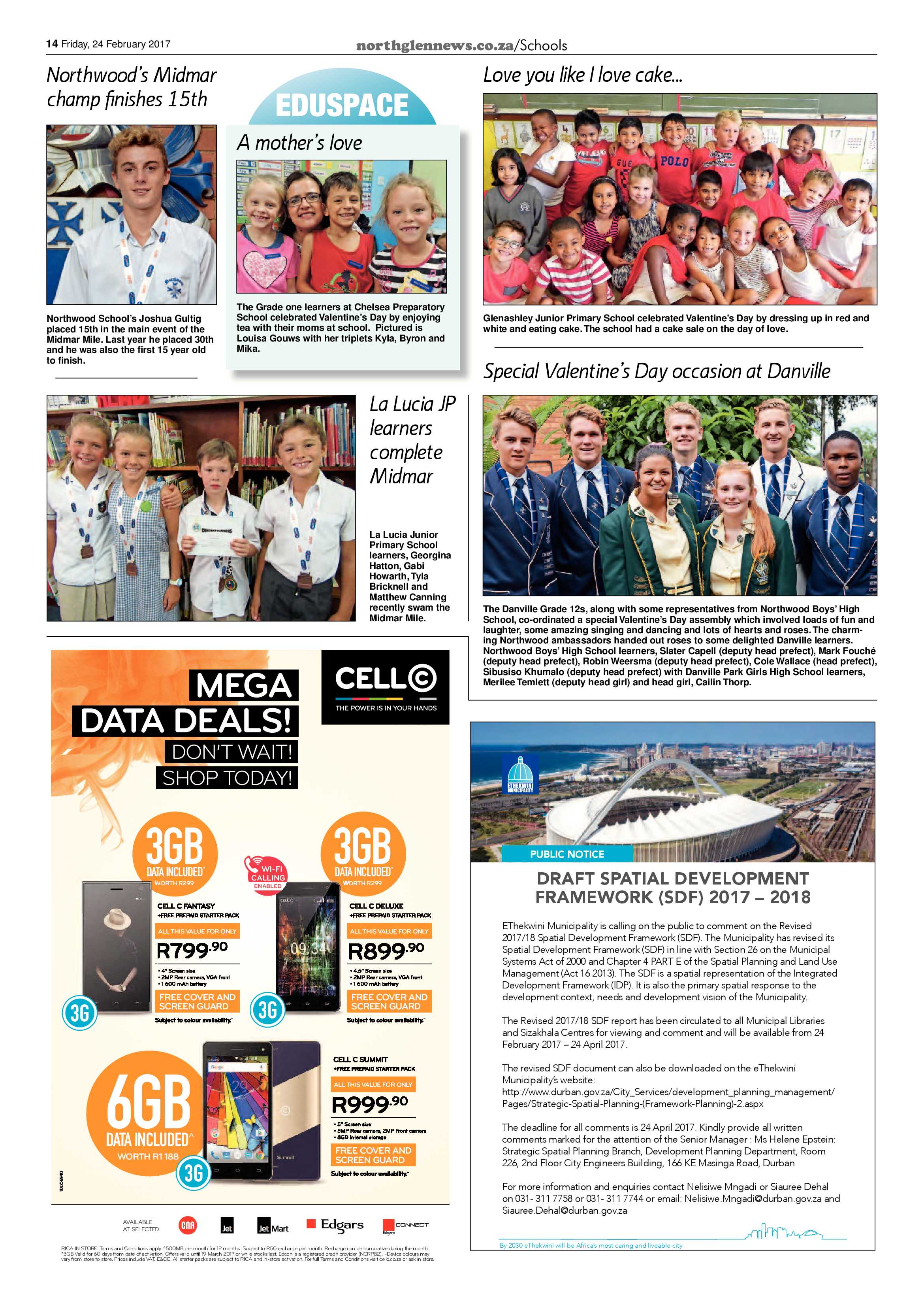 Northglen News 24 February 2017 page 14