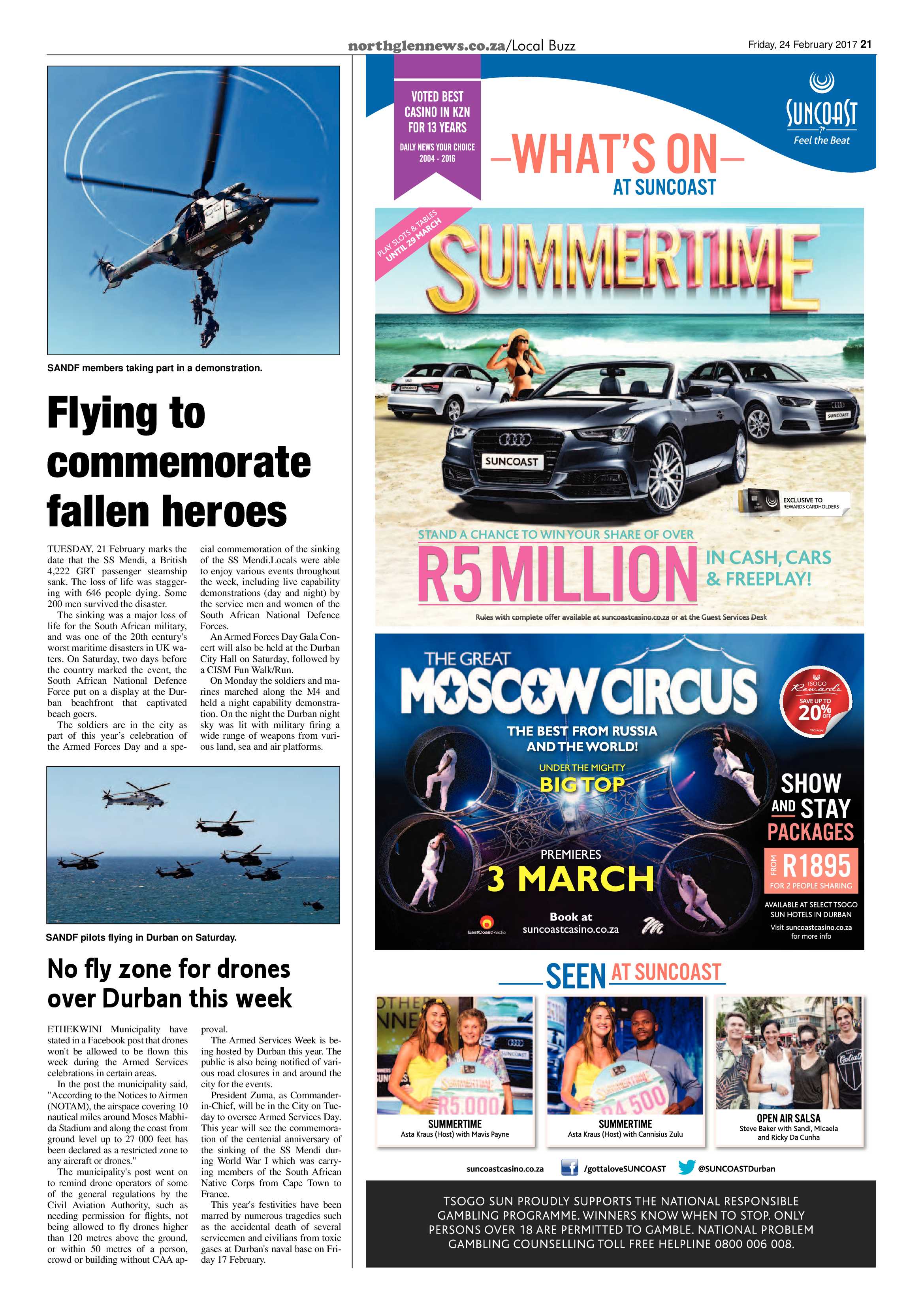 Northglen News 24 February 2017 page 21