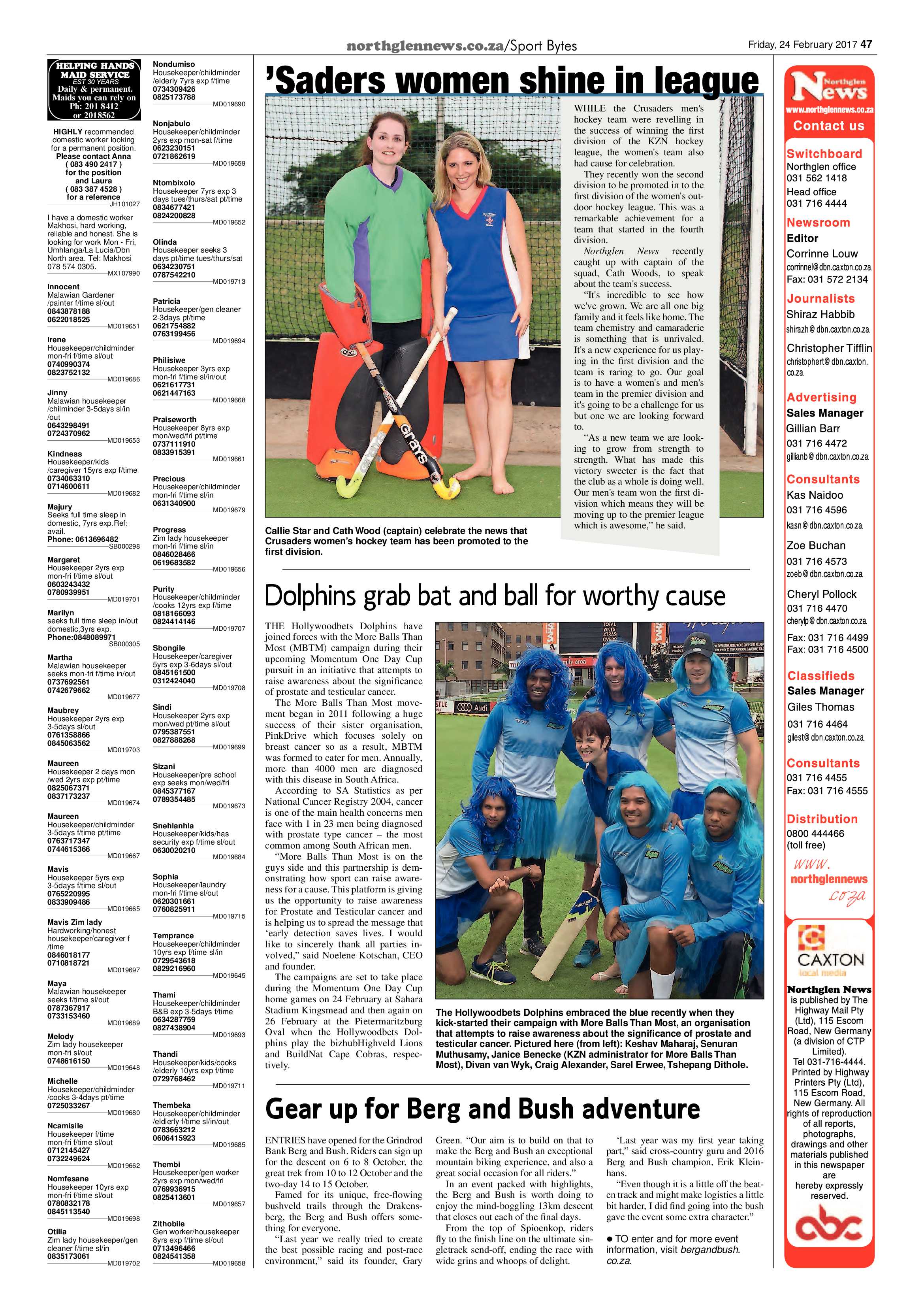 Northglen News 24 February 2017 page 46