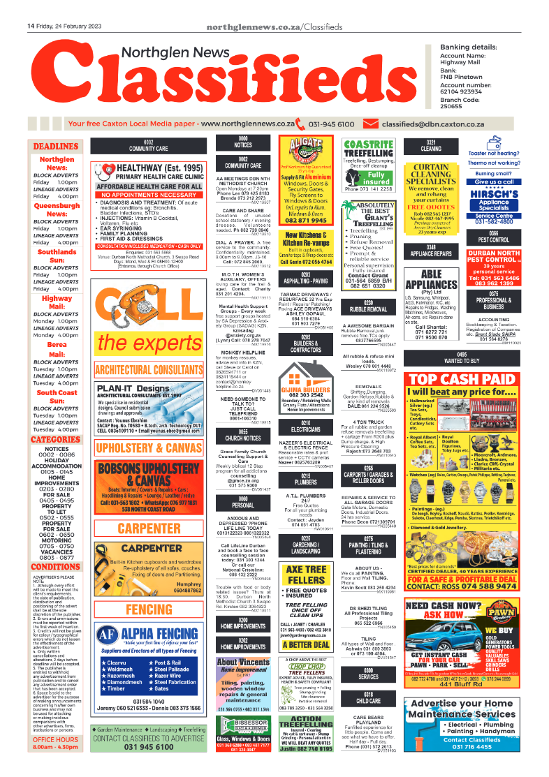 Northglen News 24 February 2023 page 14