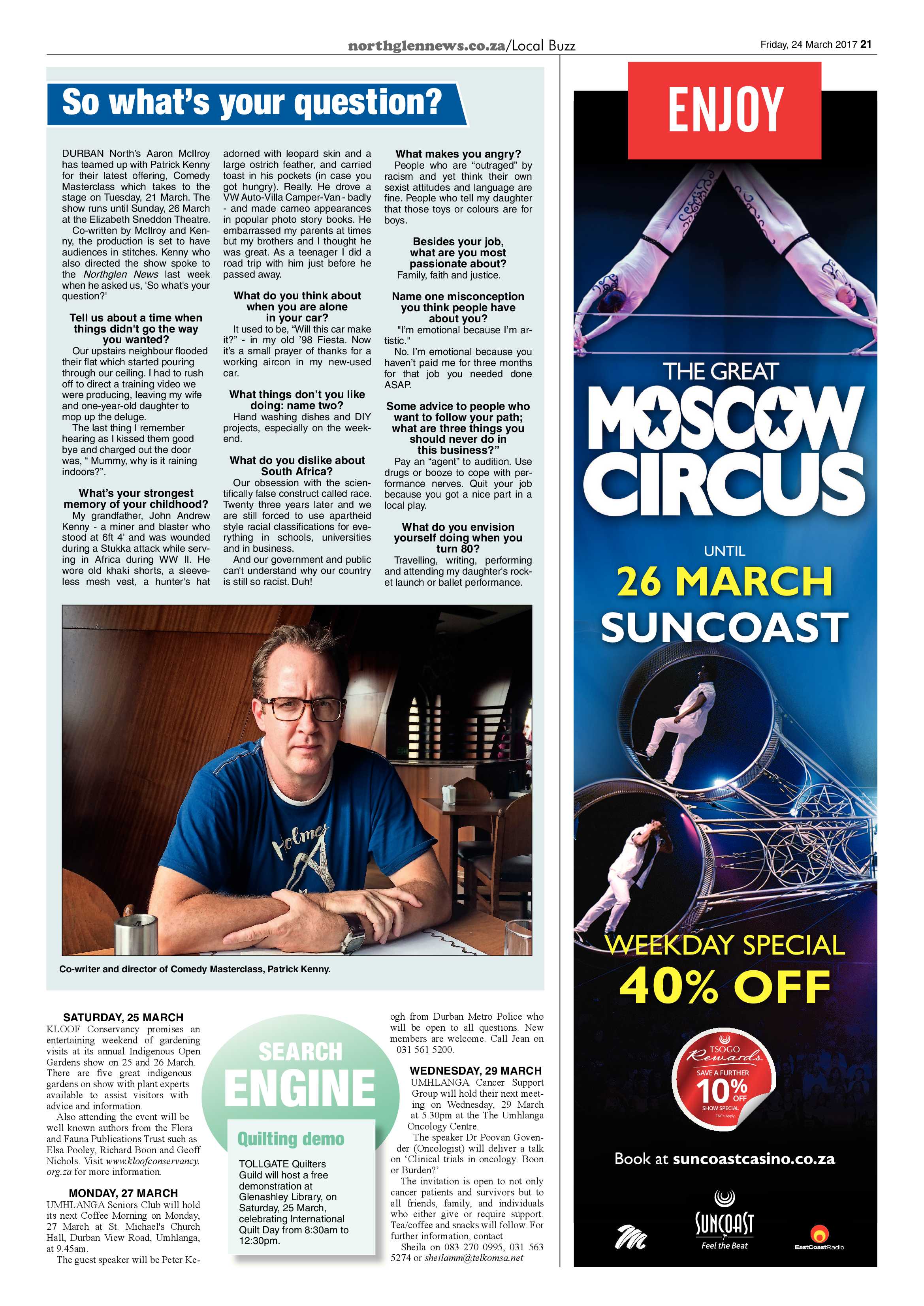 Northglen News 24 March 2017 page 21