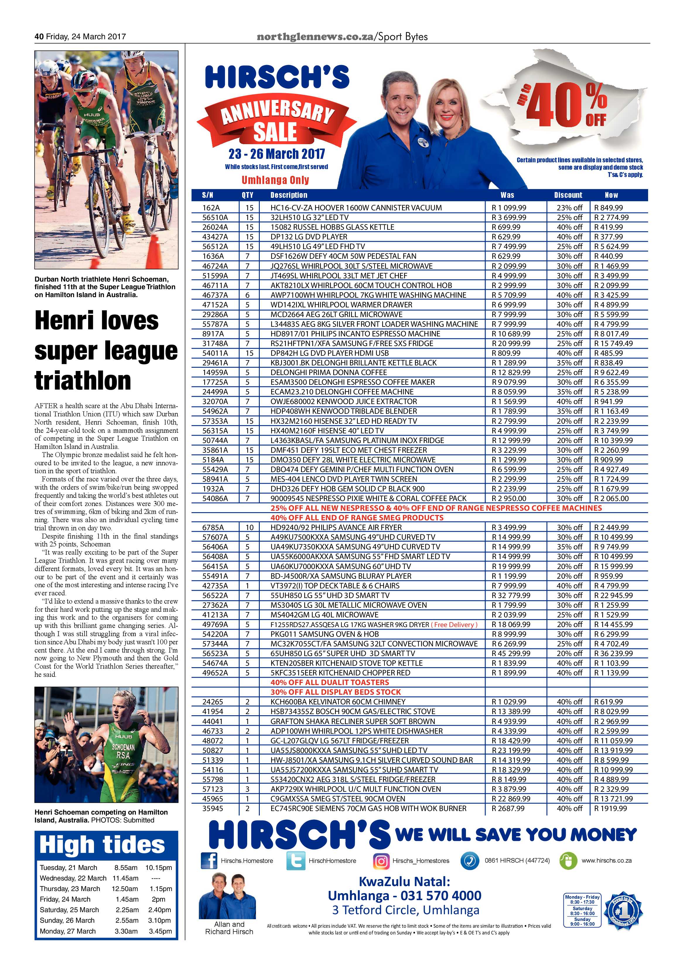 Northglen News 24 March 2017 page 40
