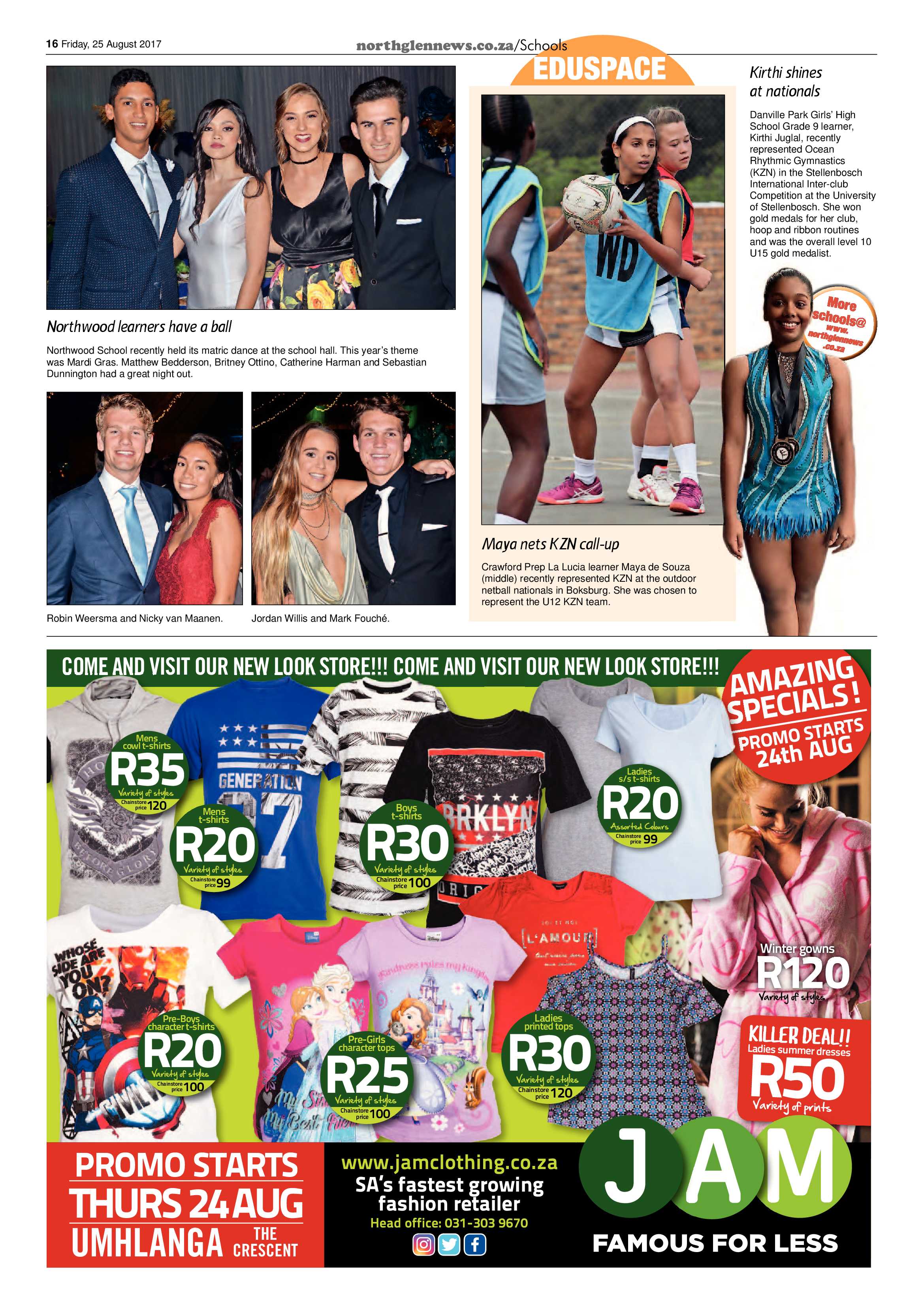 Northglen News 25 August 2017 page 16