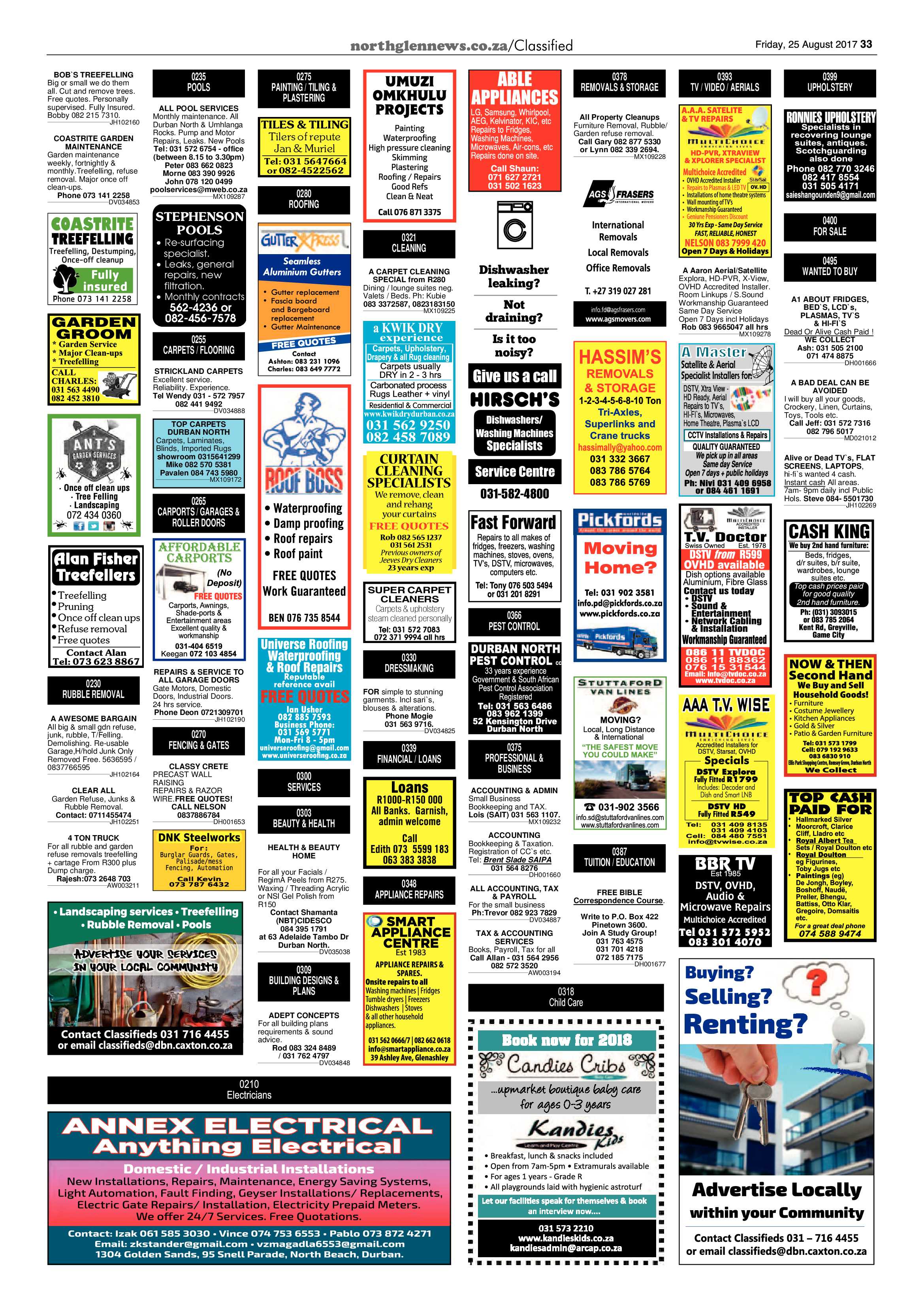 Northglen News 25 August 2017 page 33