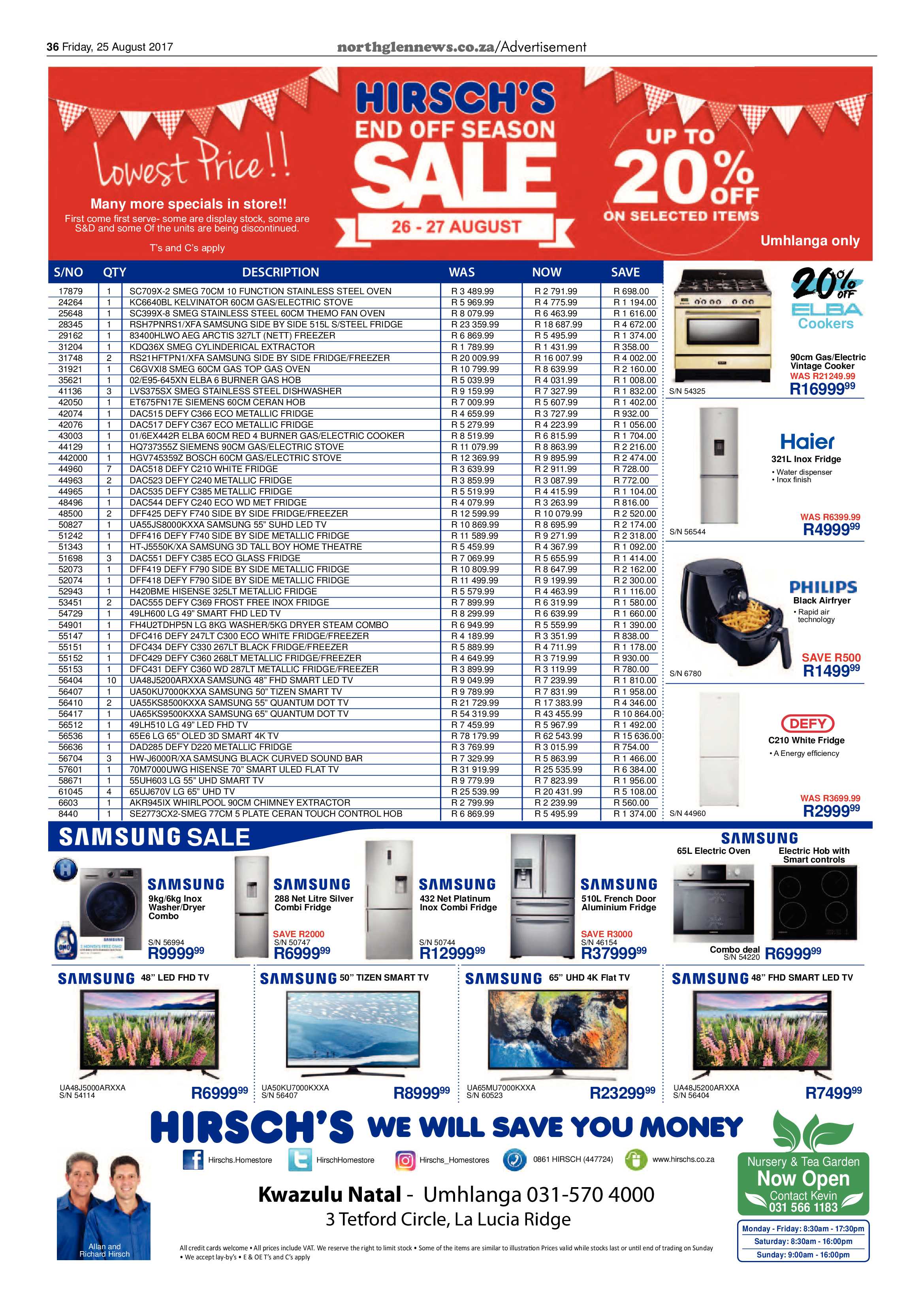 Northglen News 25 August 2017 page 36