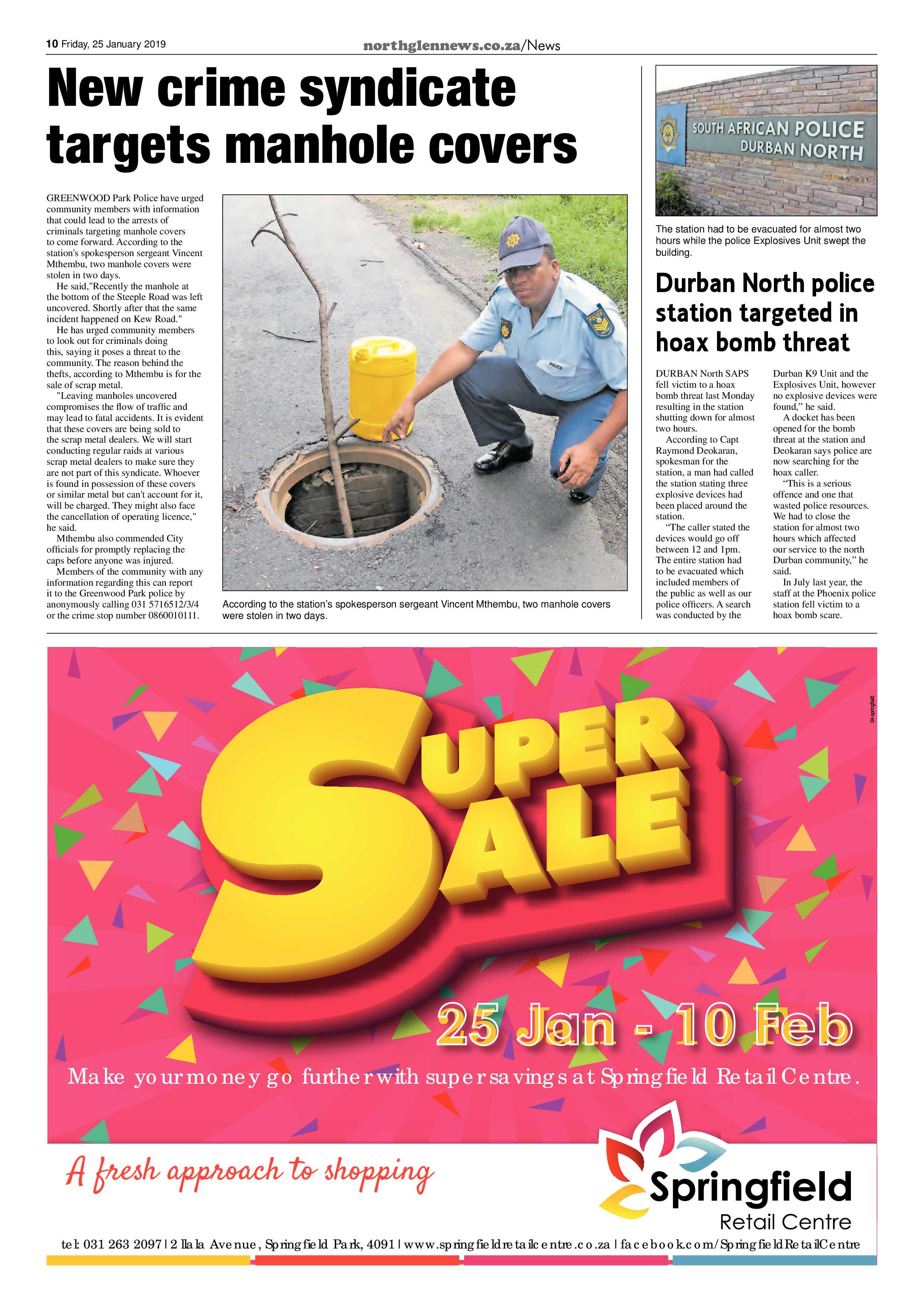 Northglen News 25 January 2019 page 10