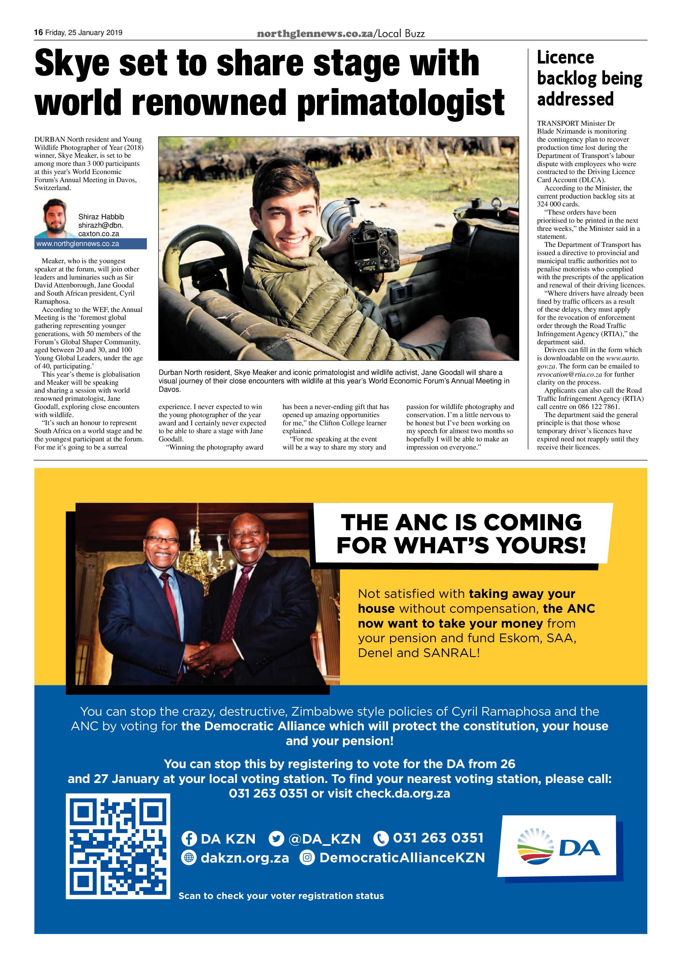 Northglen News 25 January 2019 page 16
