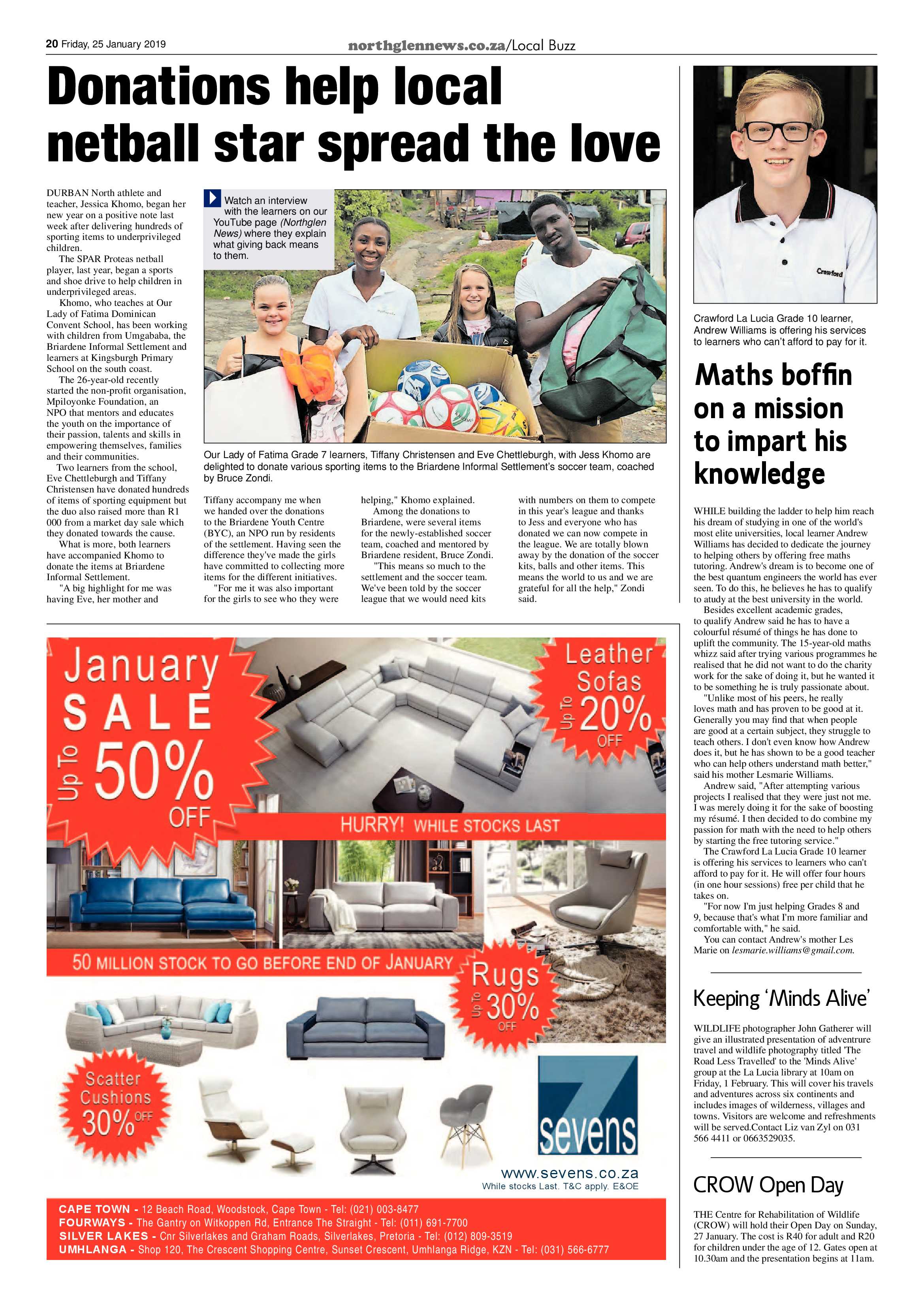 Northglen News 25 January 2019 page 20