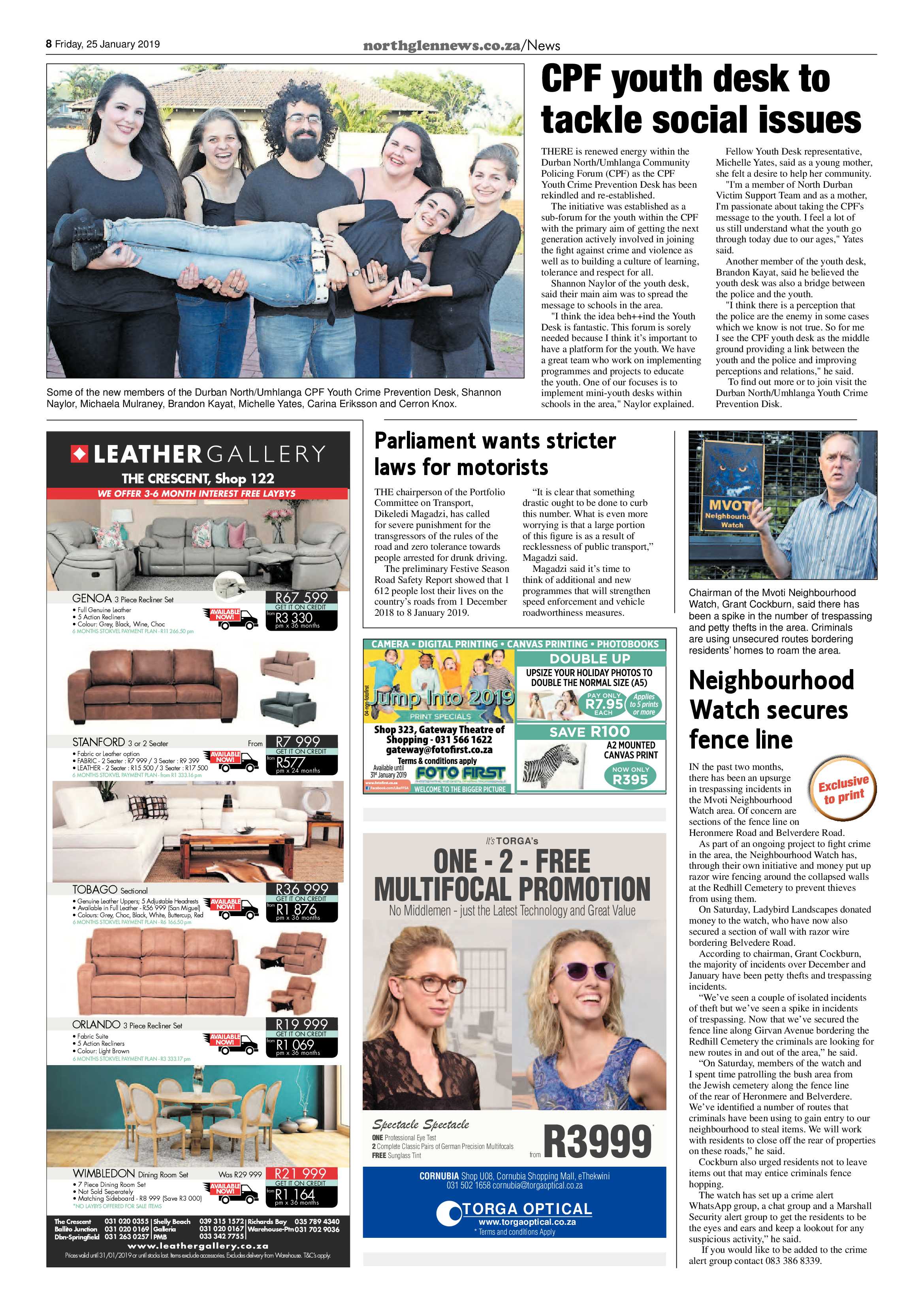 Northglen News 25 January 2019 page 8