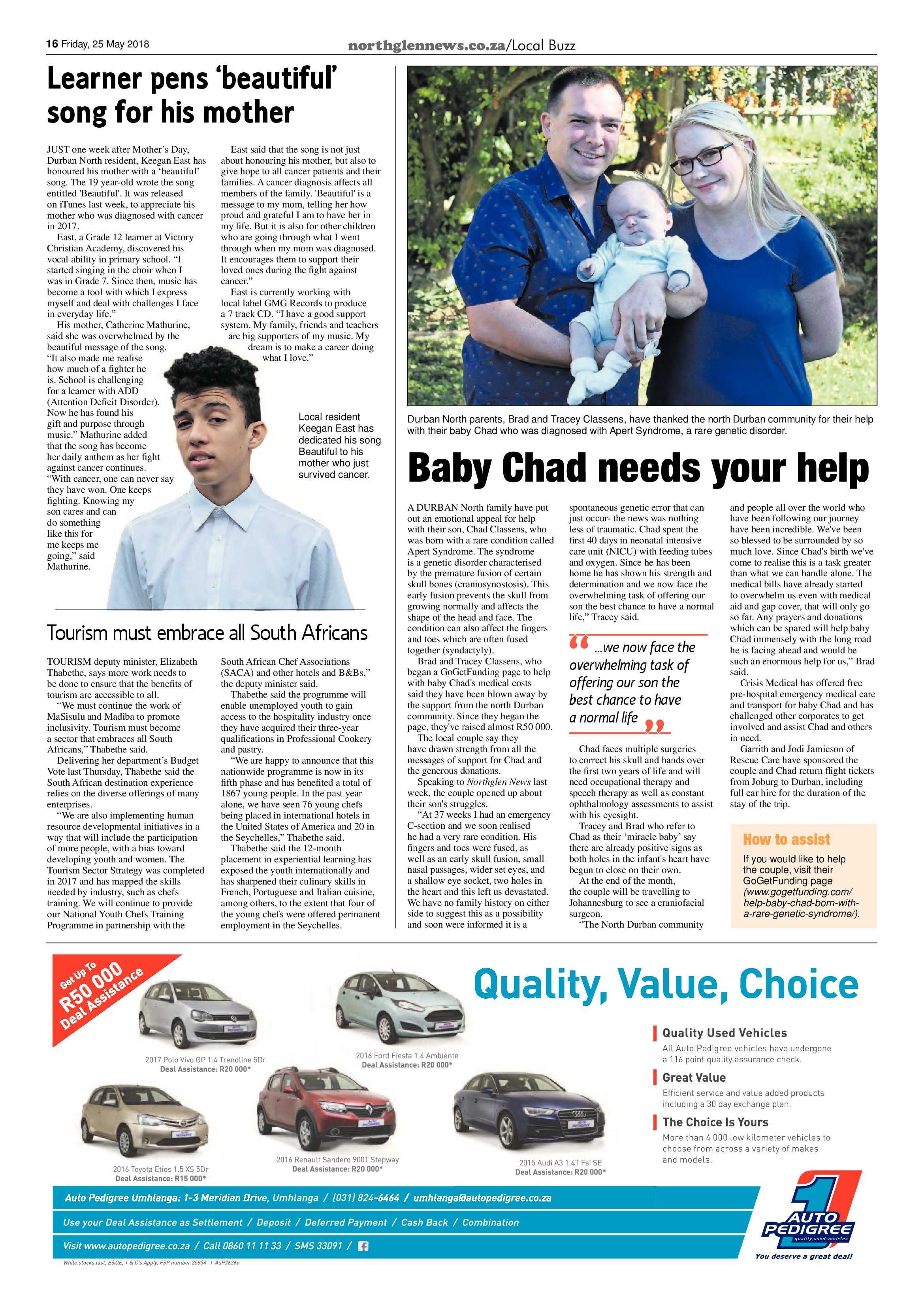 Northglen News 25 May 2018 page 16