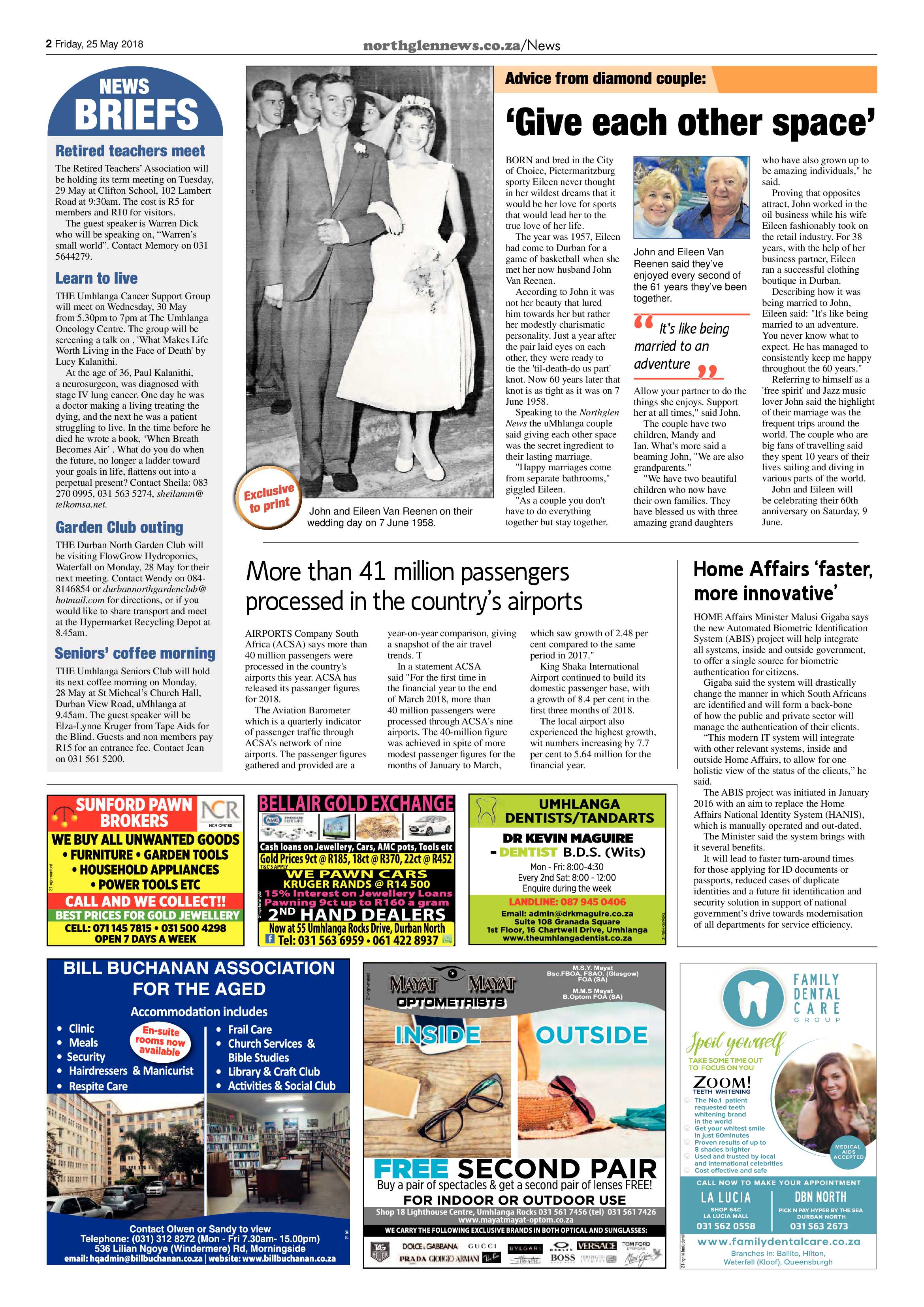 Northglen News 25 May 2018 page 2