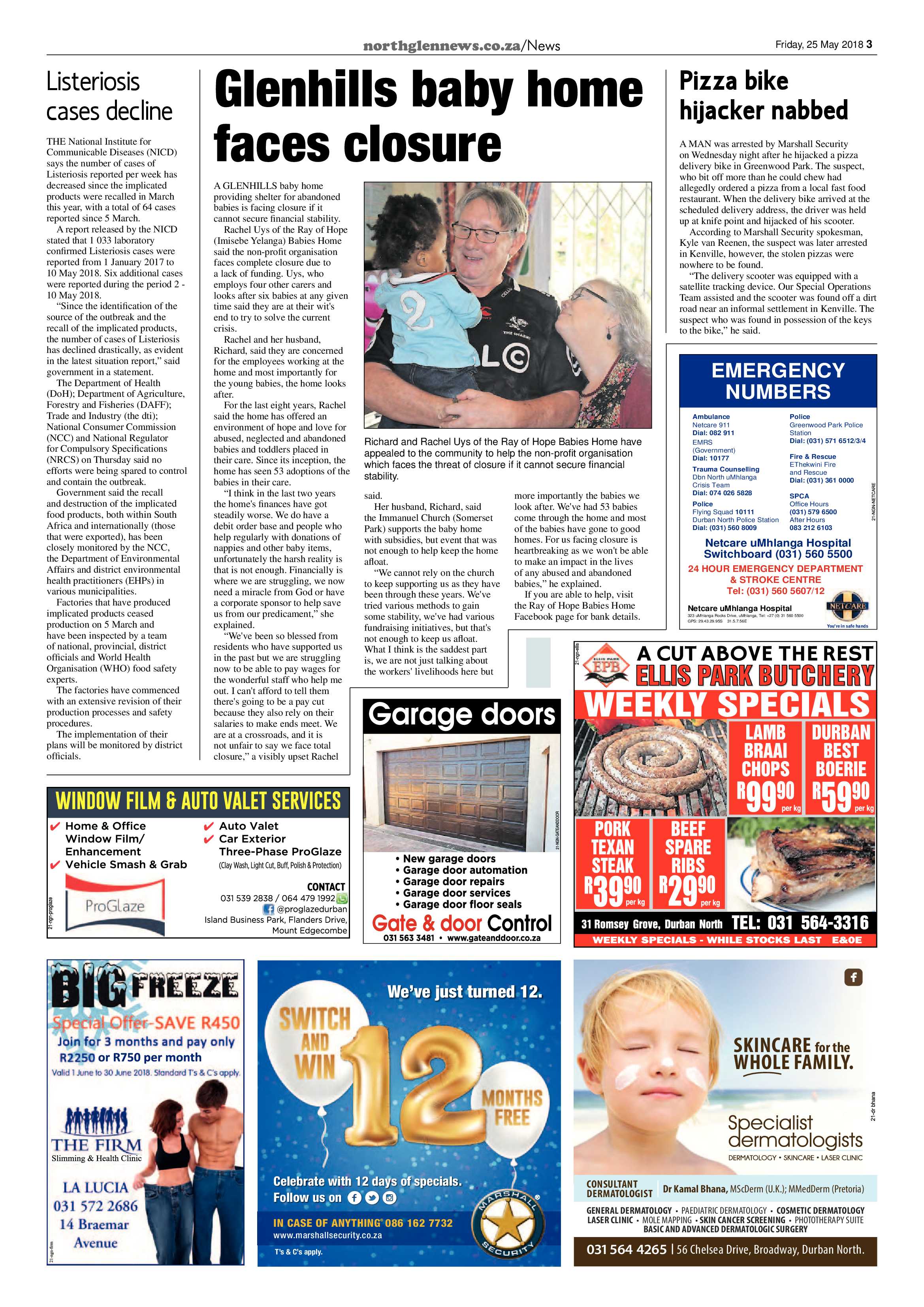 Northglen News 25 May 2018 page 3