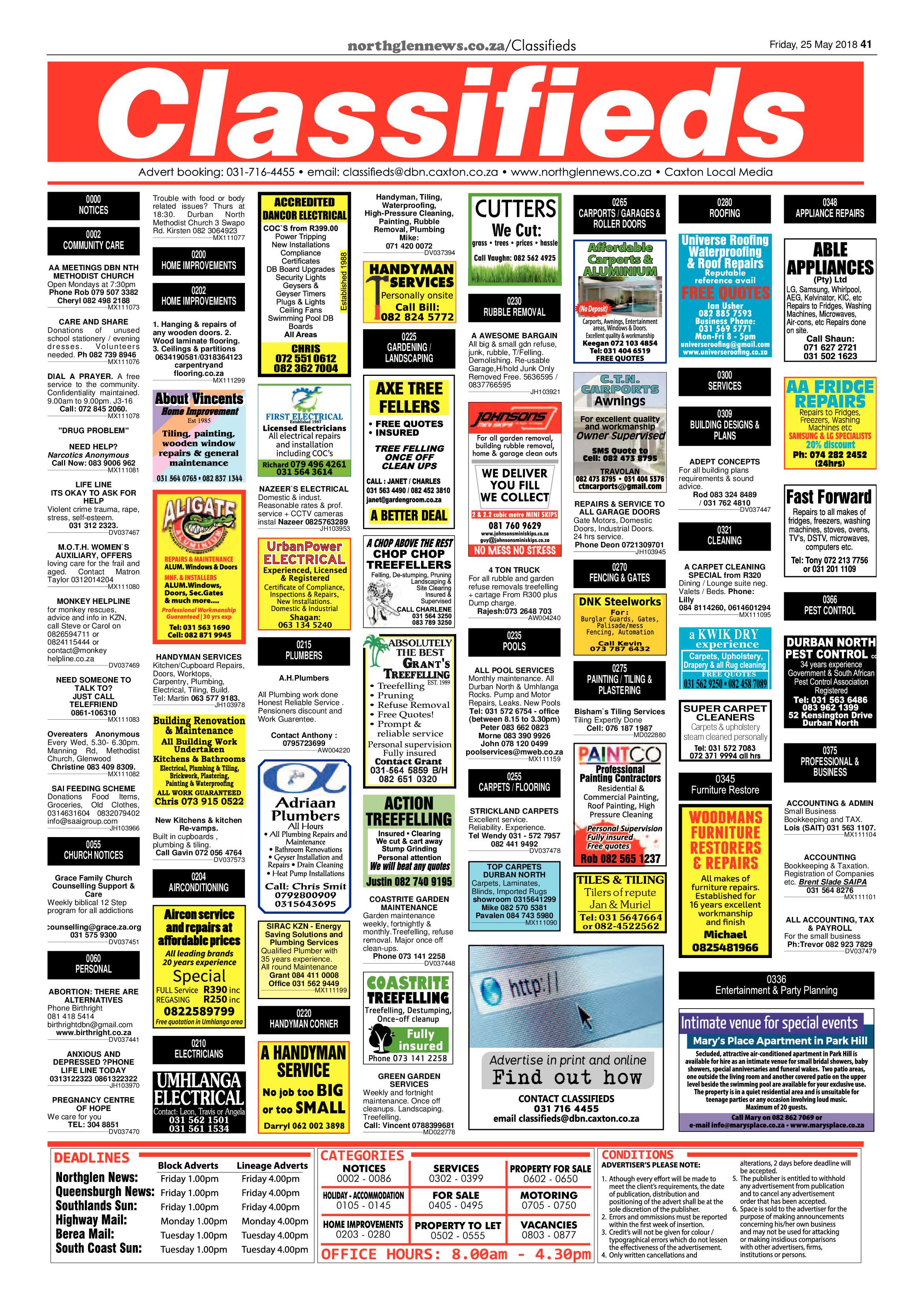 Northglen News 25 May 2018 page 41