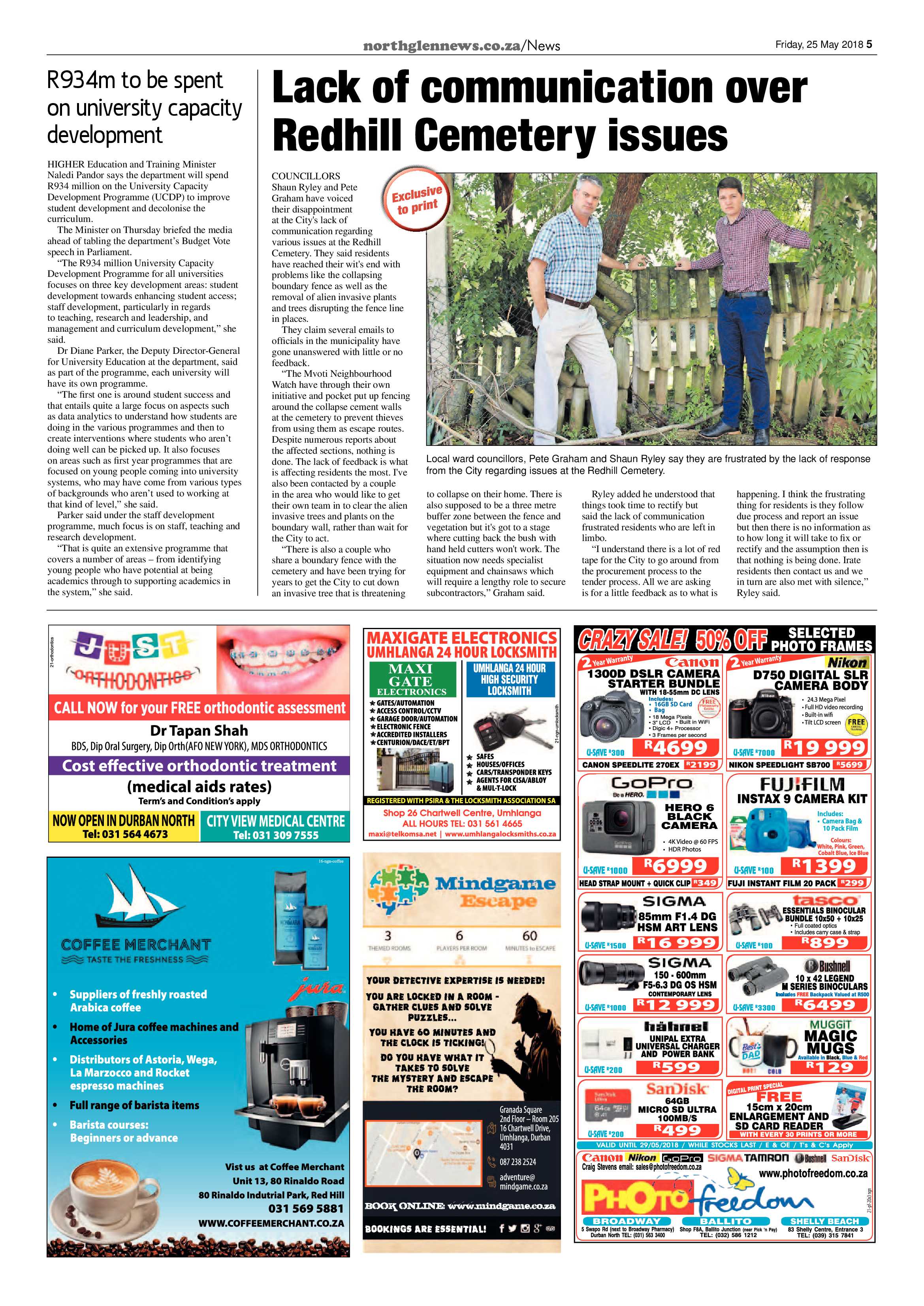 Northglen News 25 May 2018 page 5