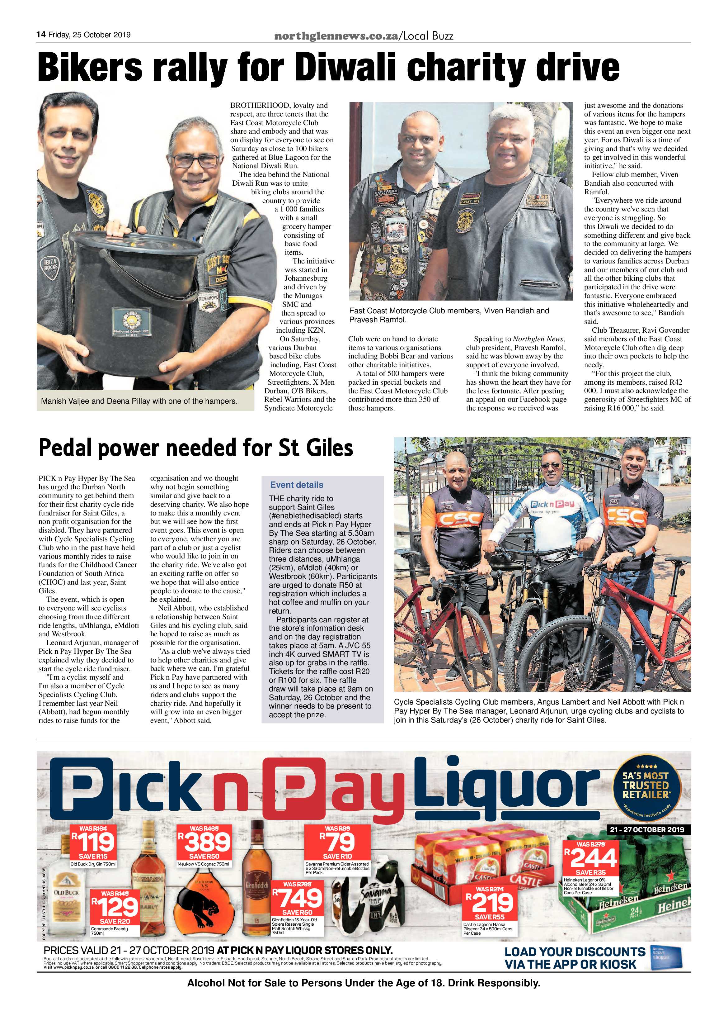 Northglen News 25 October 2019 page 14