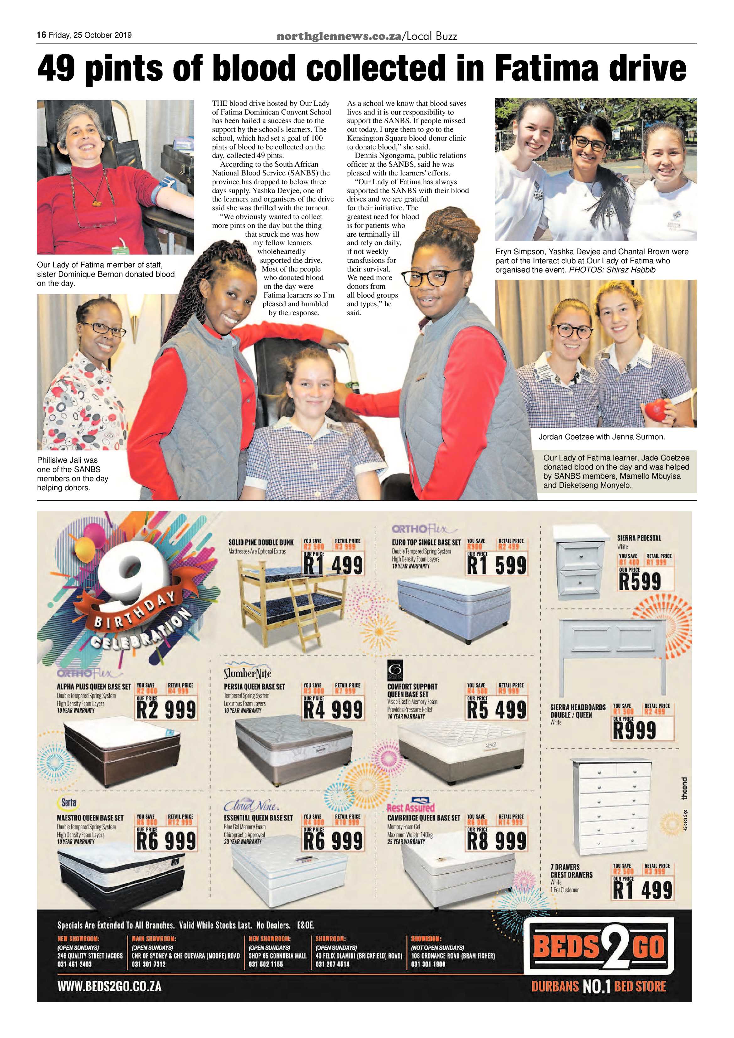 Northglen News 25 October 2019 page 16