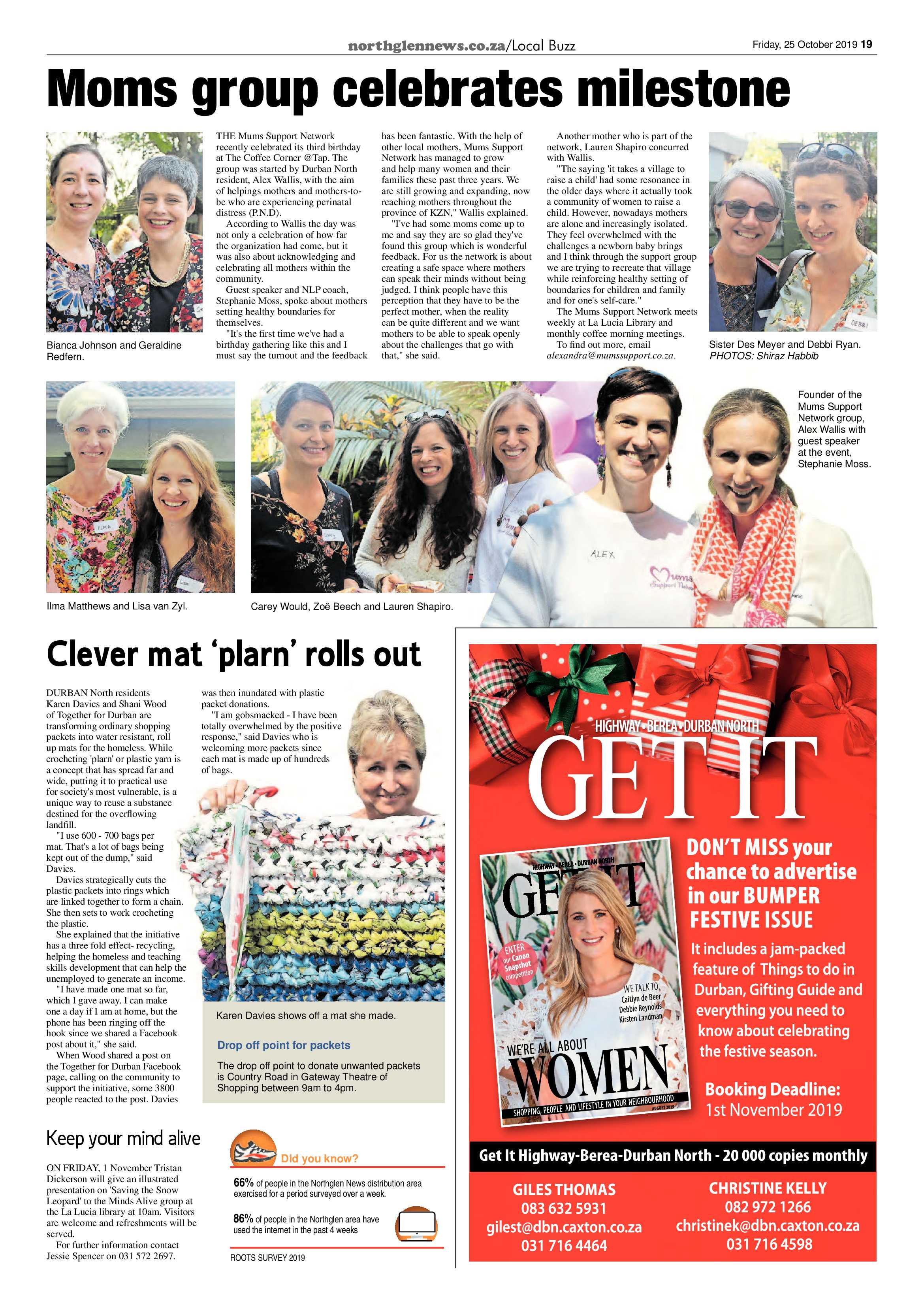 Northglen News 25 October 2019 page 19
