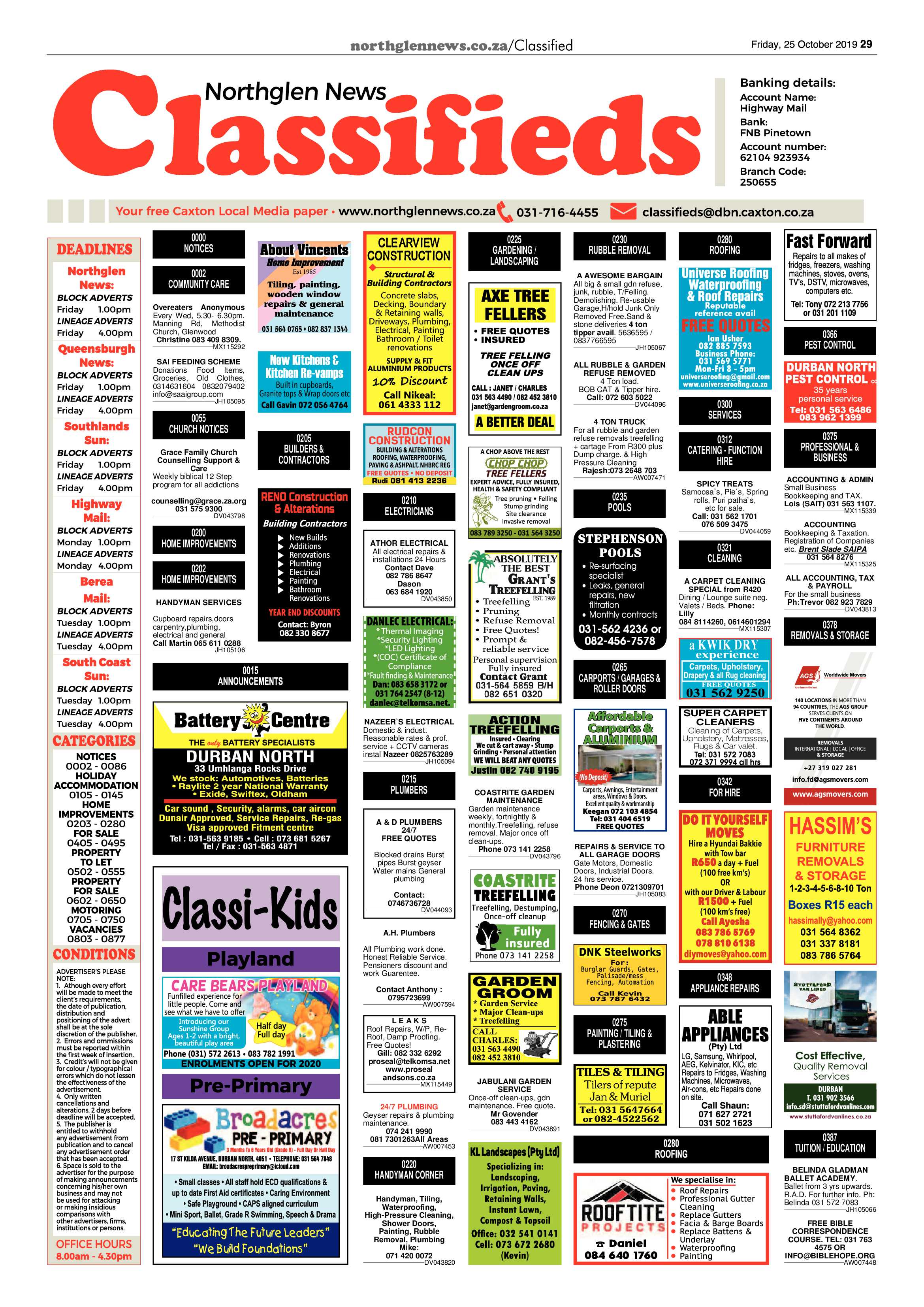 Northglen News 25 October 2019 page 29