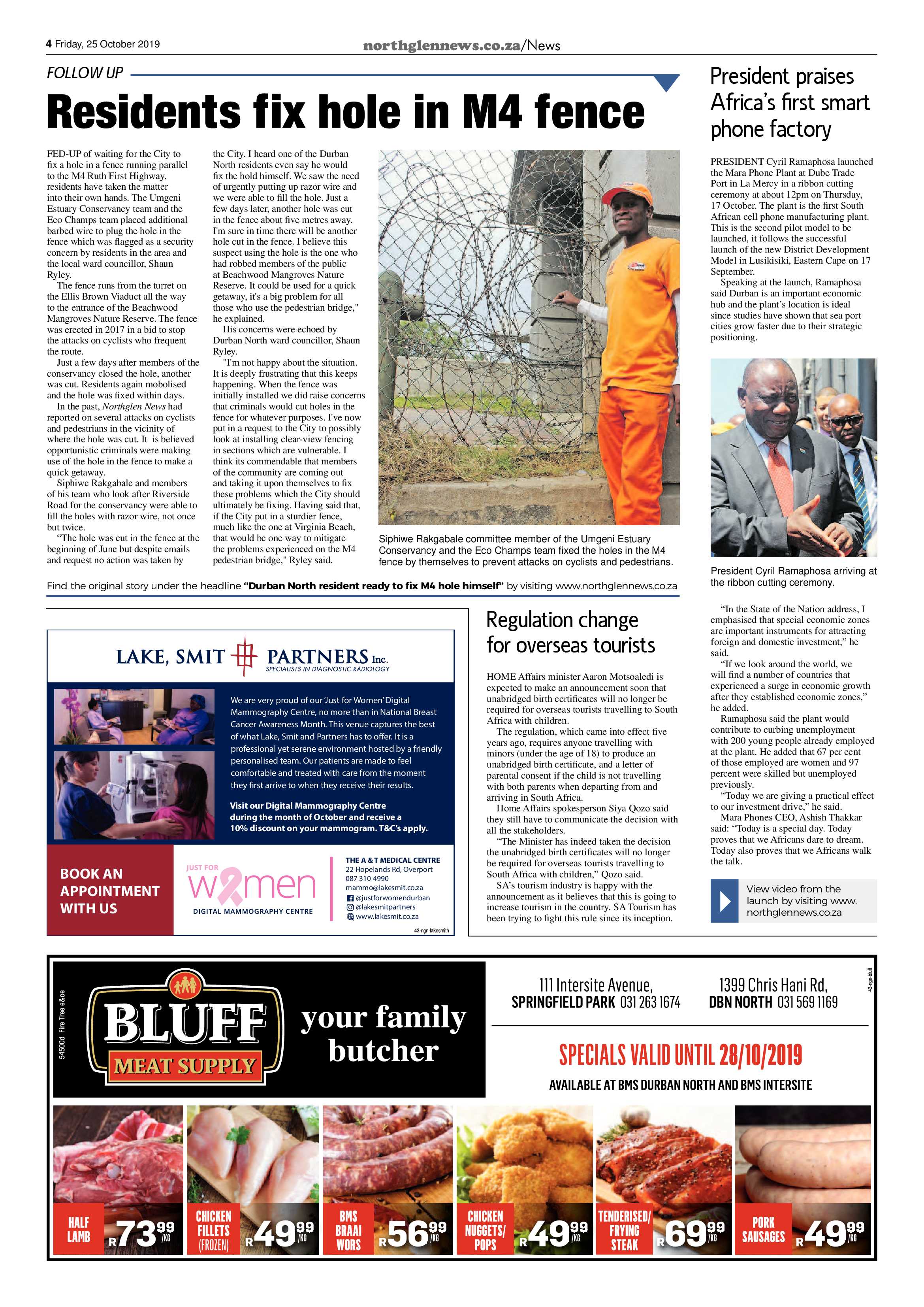 Northglen News 25 October 2019 page 4