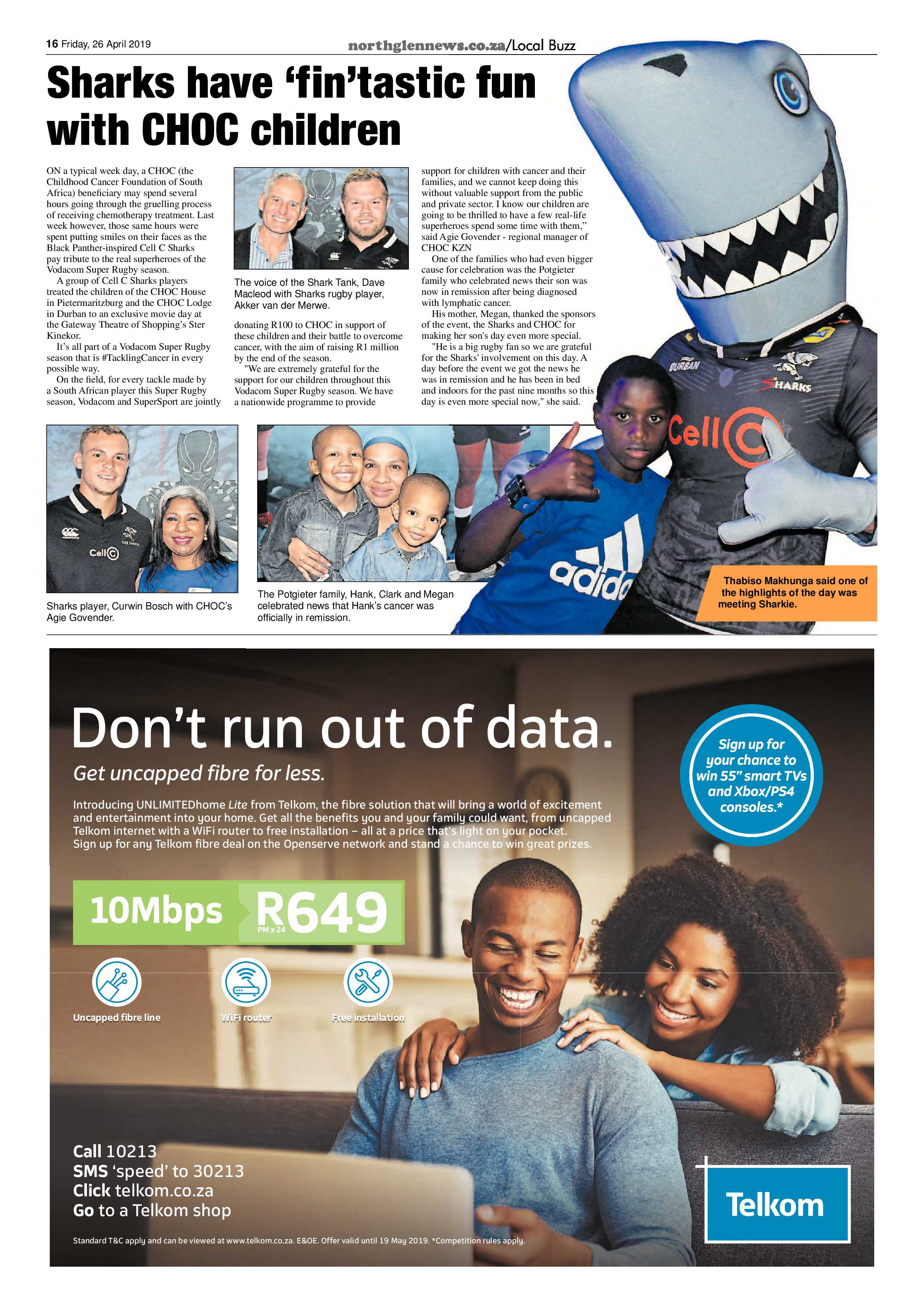 Northglen News 26 April 2019 page 16