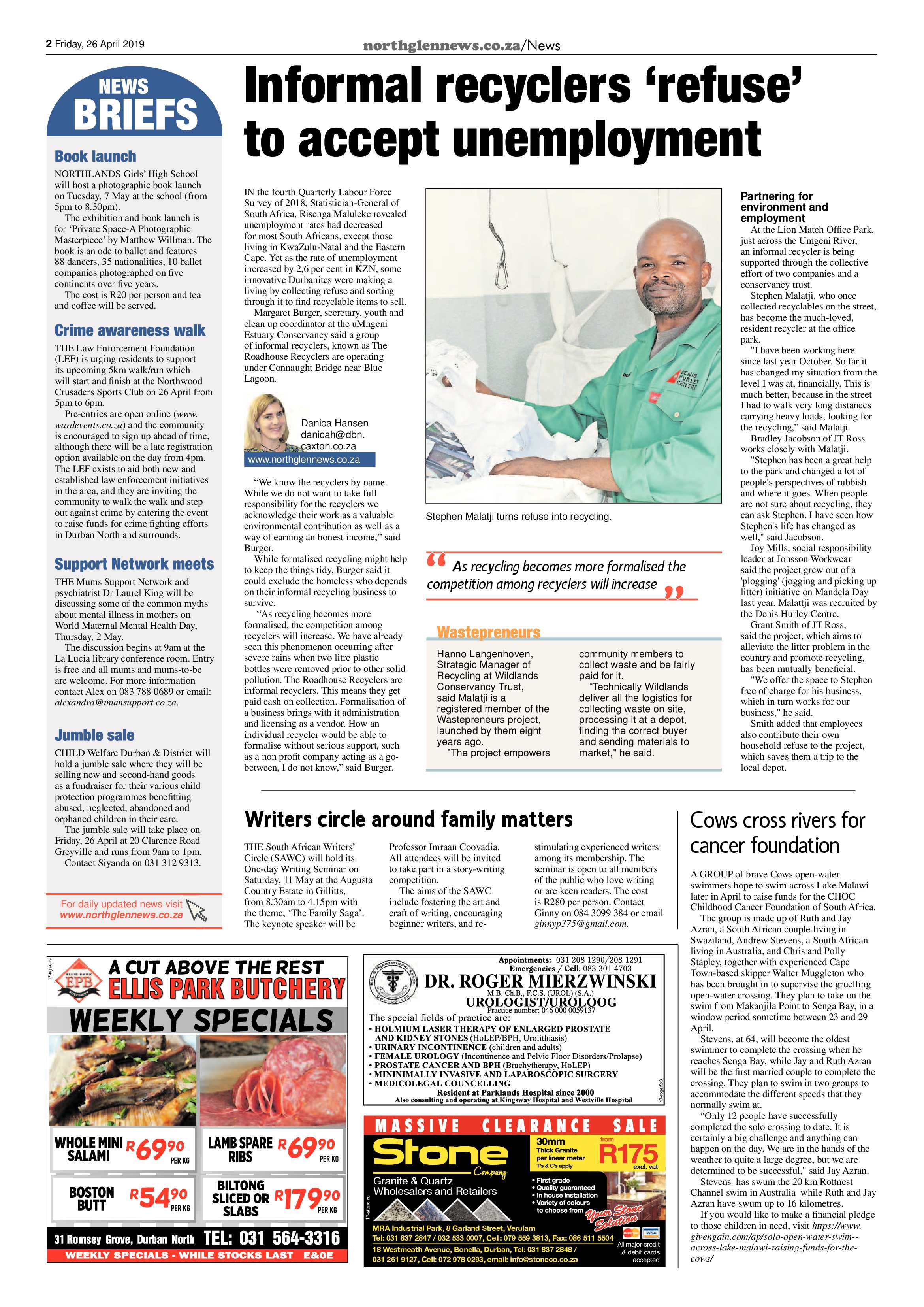 Northglen News 26 April 2019 page 2