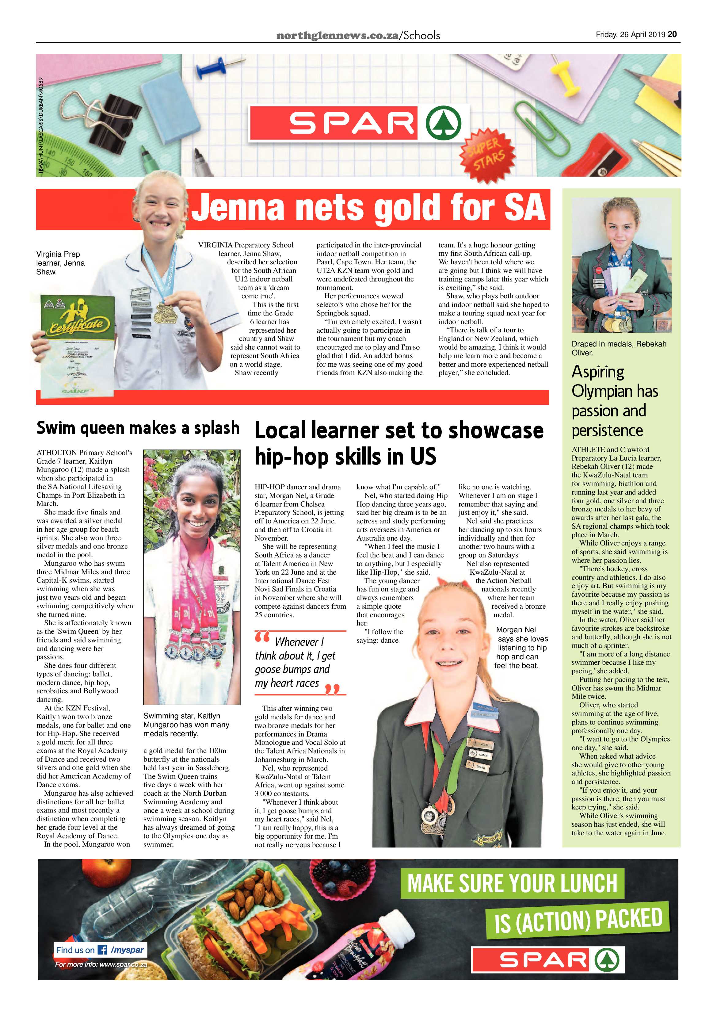 Northglen News 26 April 2019 page 20