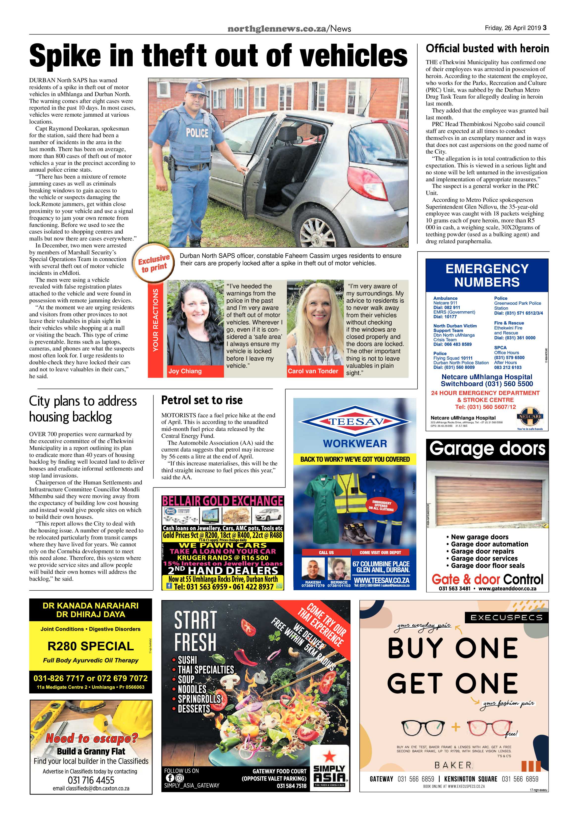 Northglen News 26 April 2019 page 3