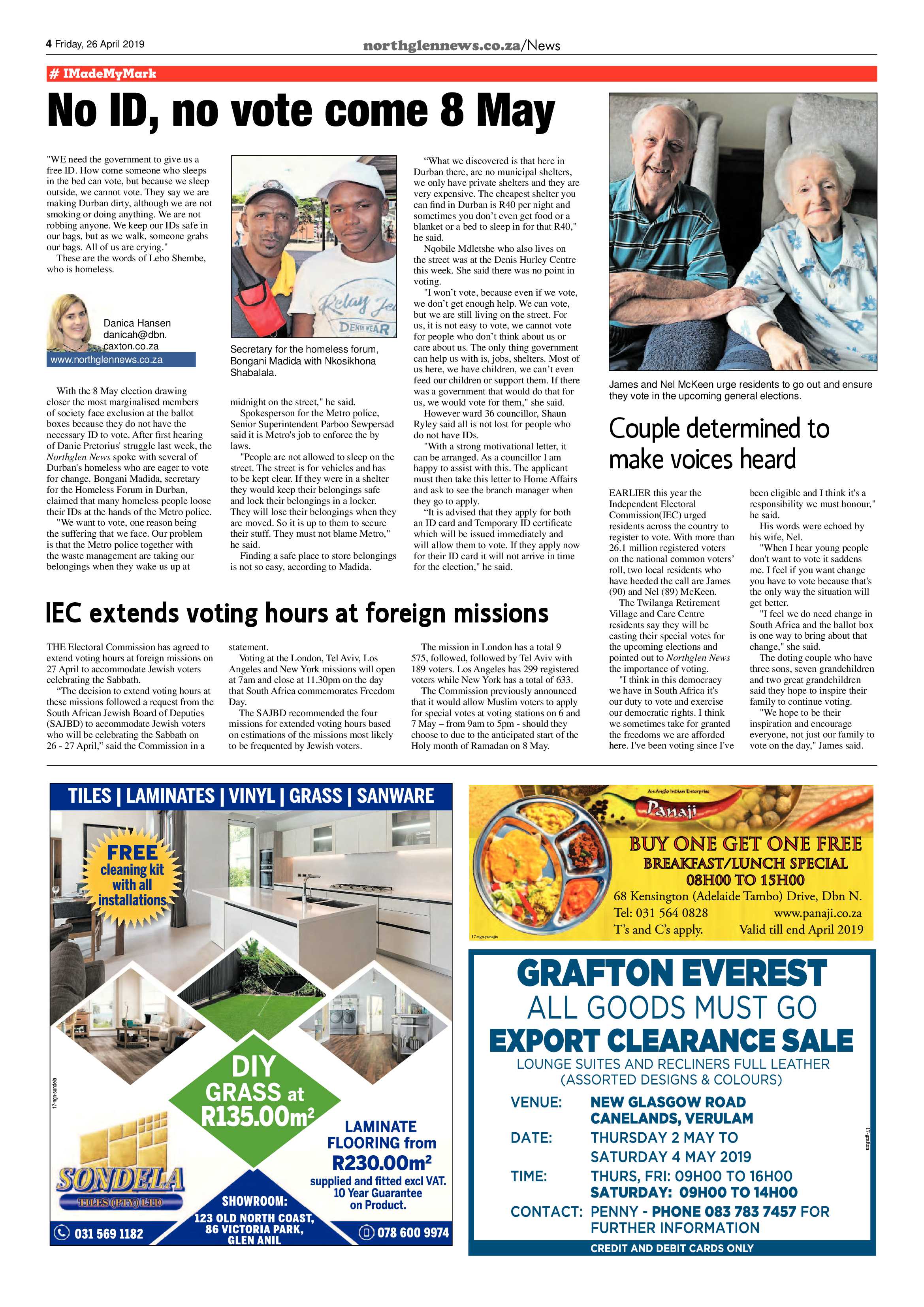 Northglen News 26 April 2019 page 4